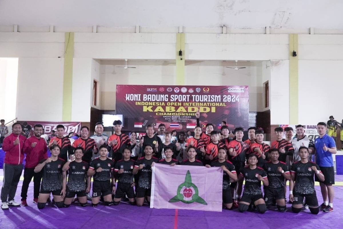 《卡巴迪》卡巴迪中華隊教練、國手領軍　竹市獲印尼國際公開賽冠軍目標明年全運摘金