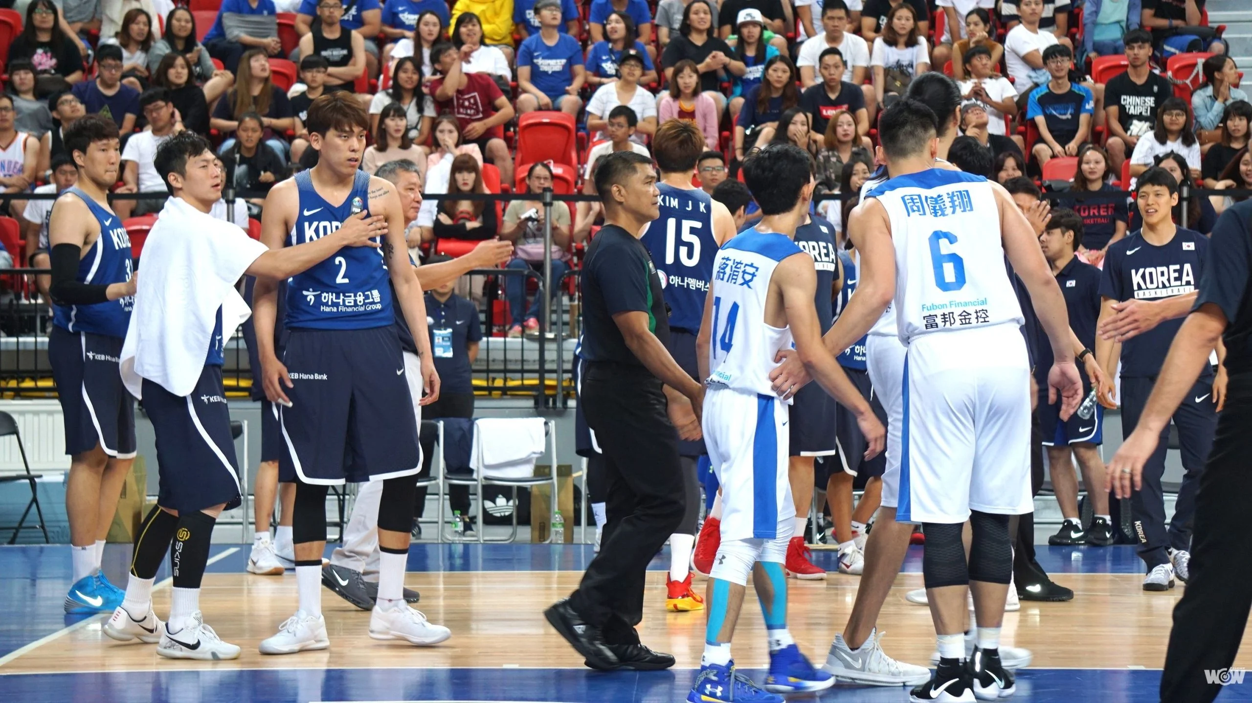 《籃球》曾文鼎三分追平劉錚罰球超前 中華藍險勝韓國