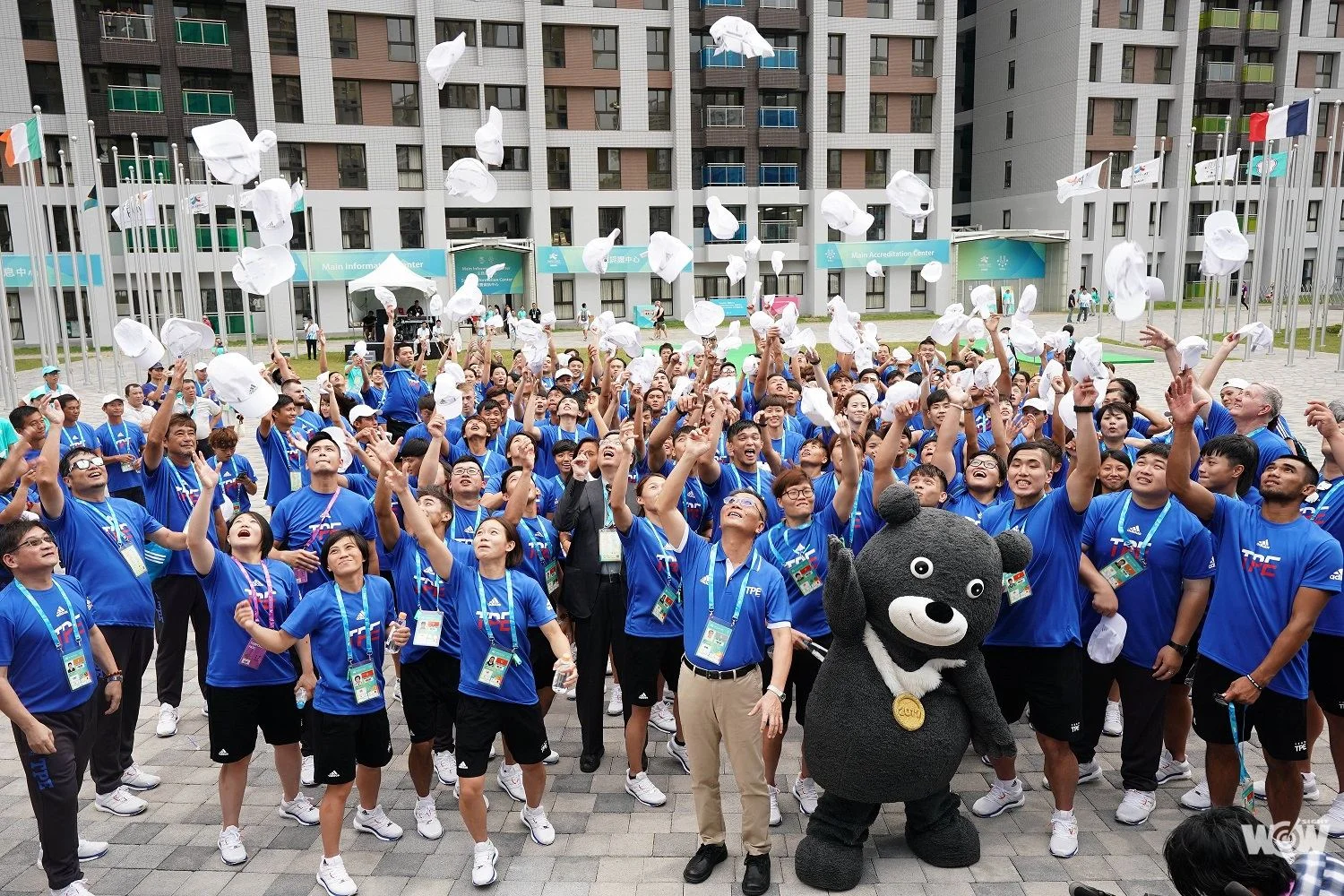 《世大運》中華代表團入村升旗 選手感受好溫馨