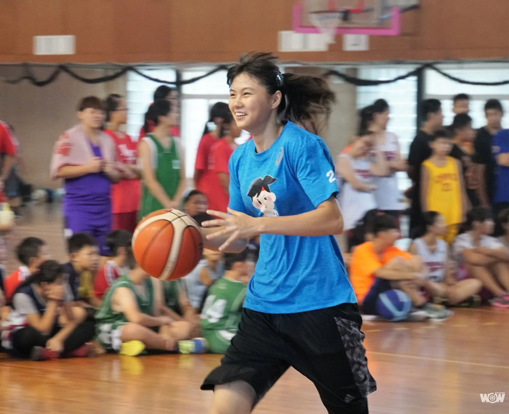 《籃球》電信女籃做公益 林釵絹回到澎湖憶當年