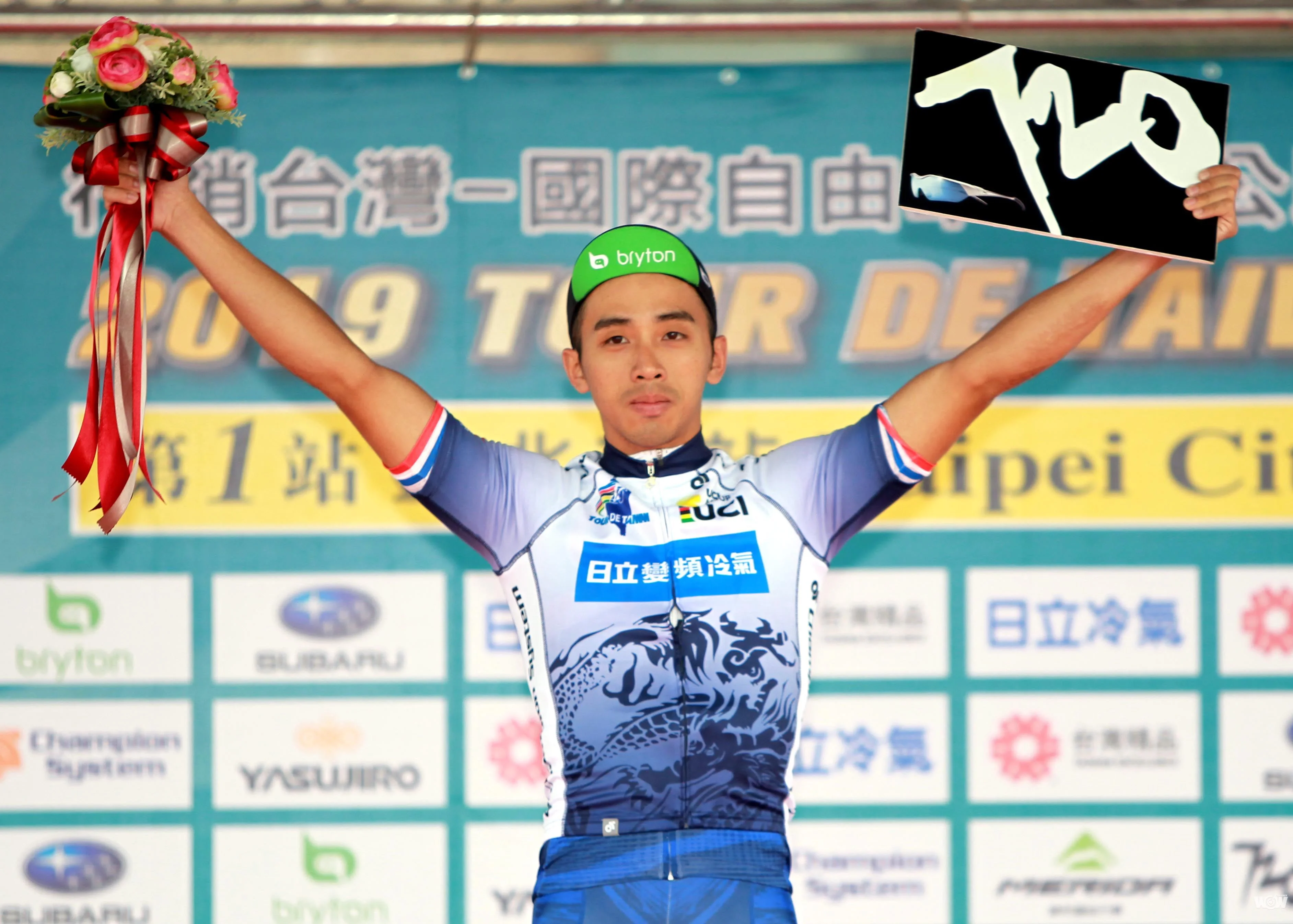 《自由車》中華隊全員出擊 盧紹軒環台賽首站穿上亞洲藍衫