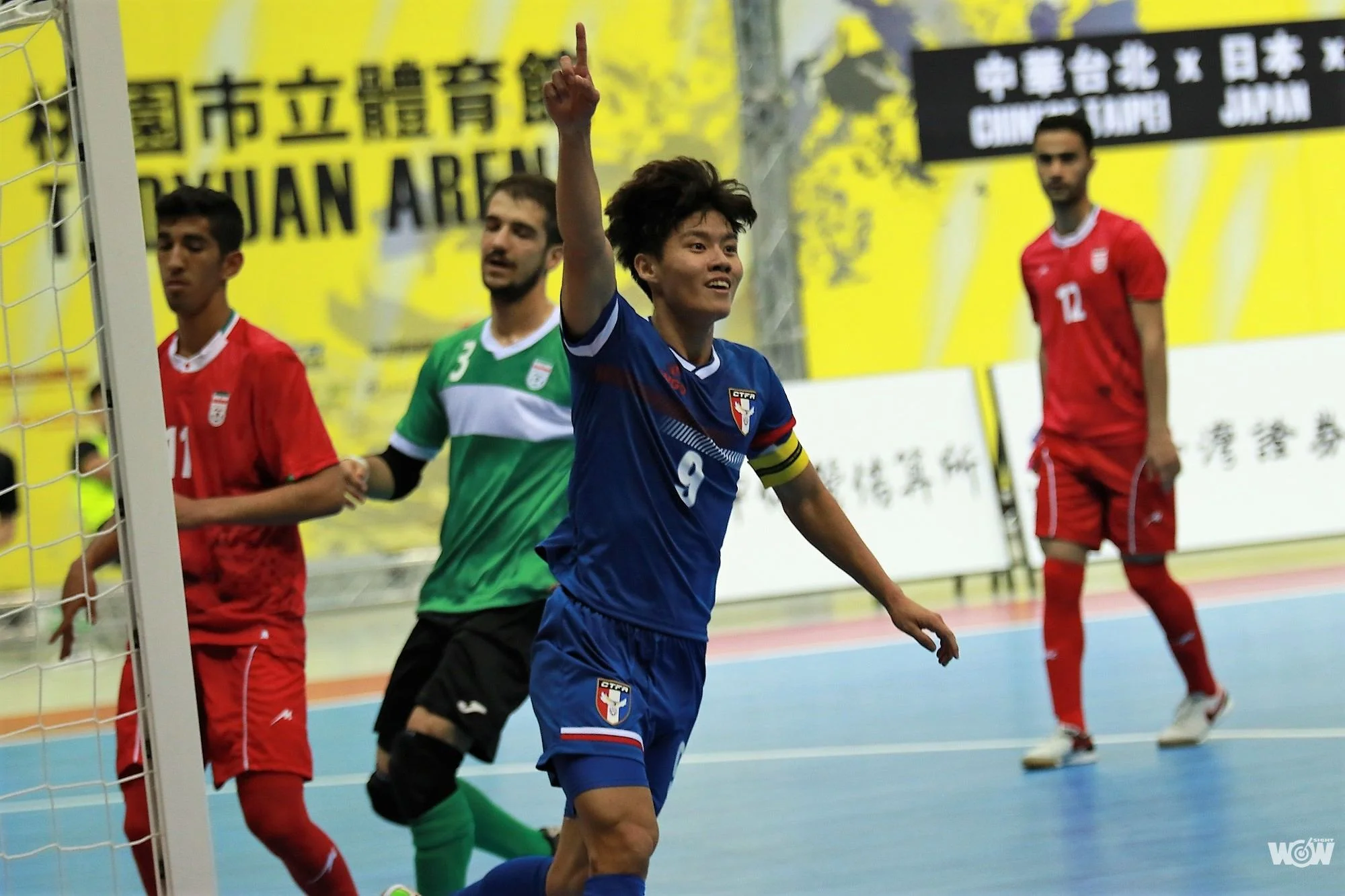 《足球》強碰亞洲王者伊朗 中華隊長陳敬玄破門