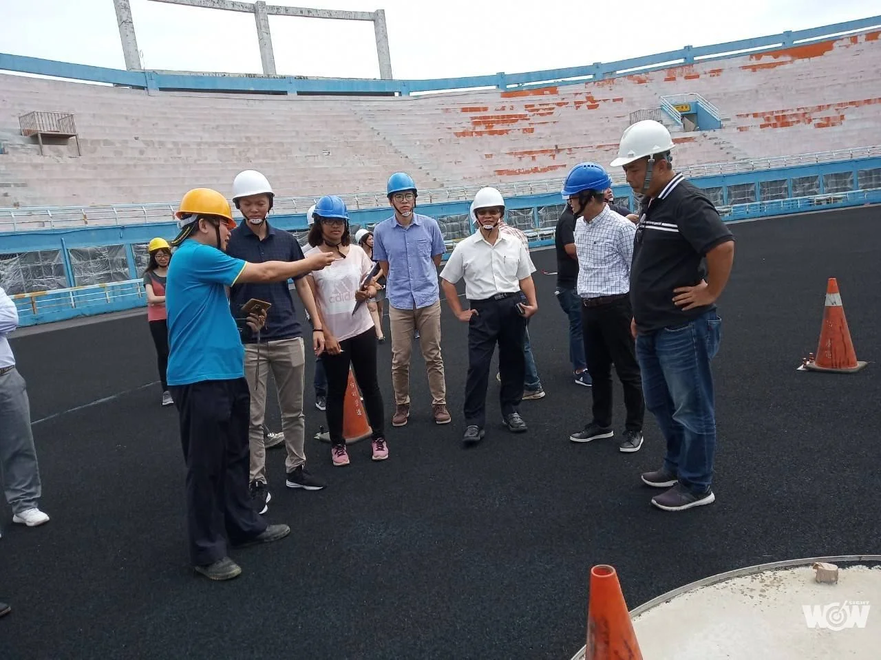 《體壇》108年全國運動會場地積極整備  桃市體育局長莊佳佳親自督導工程品質