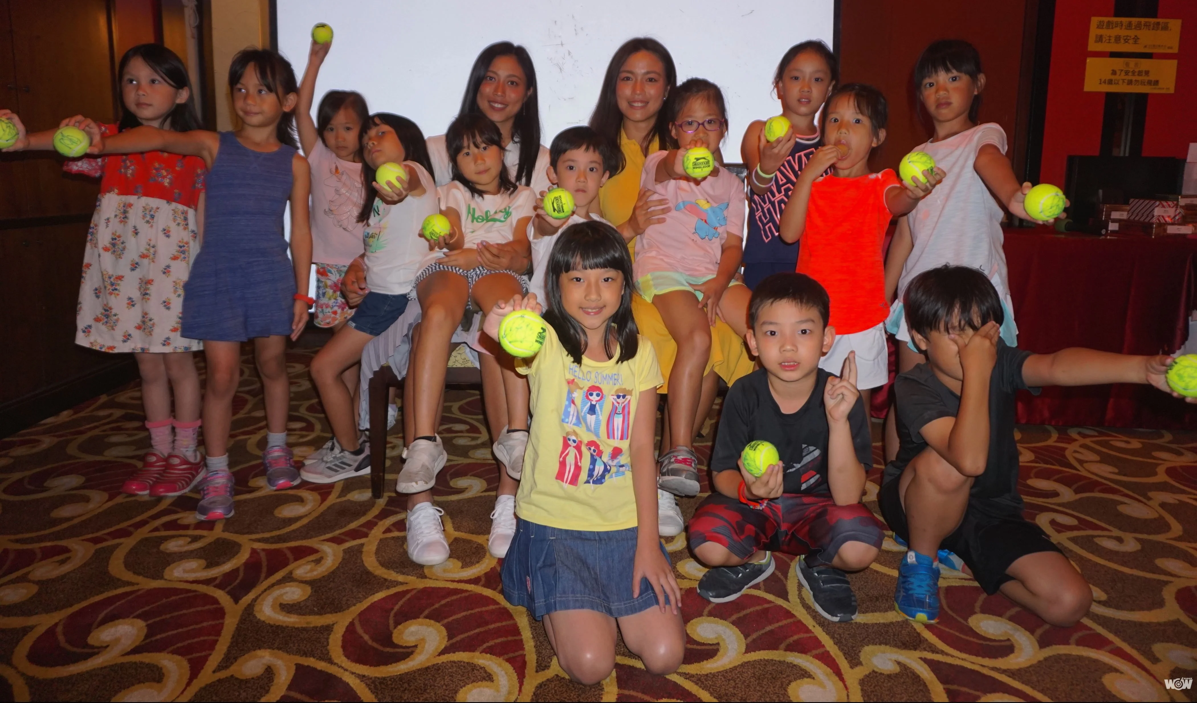 《網球》詹詠然詹皓晴基層撒種子 公益座談教學 樂當孩子王