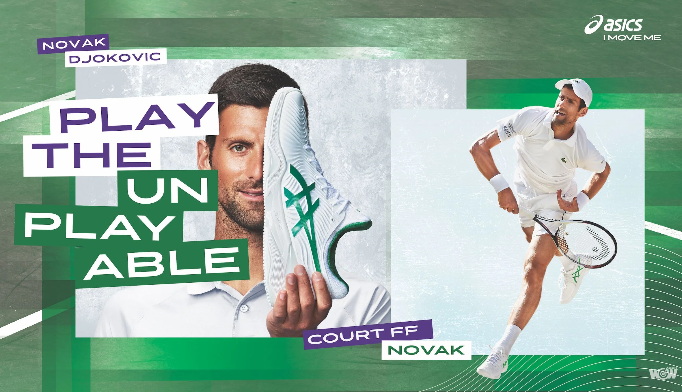 《網球》Novak Djokovic 鞋款升級 溫網草地配色亮相