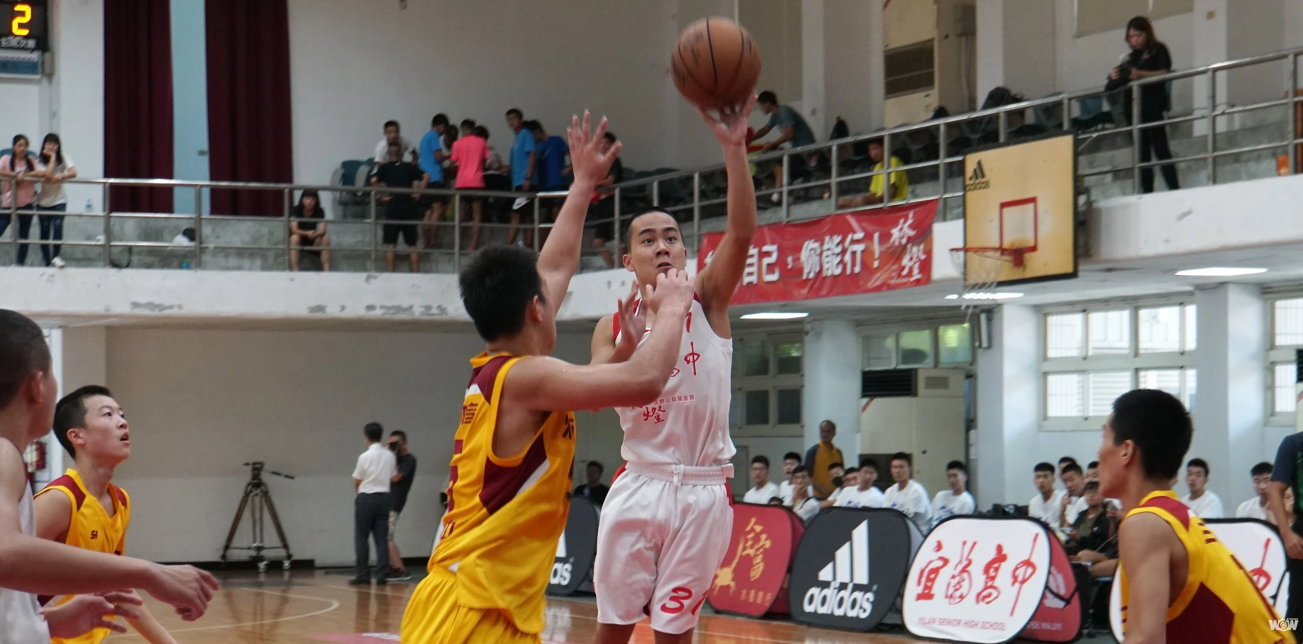 《籃球》林燈助攻 宜蘭高中新學年力爭上游