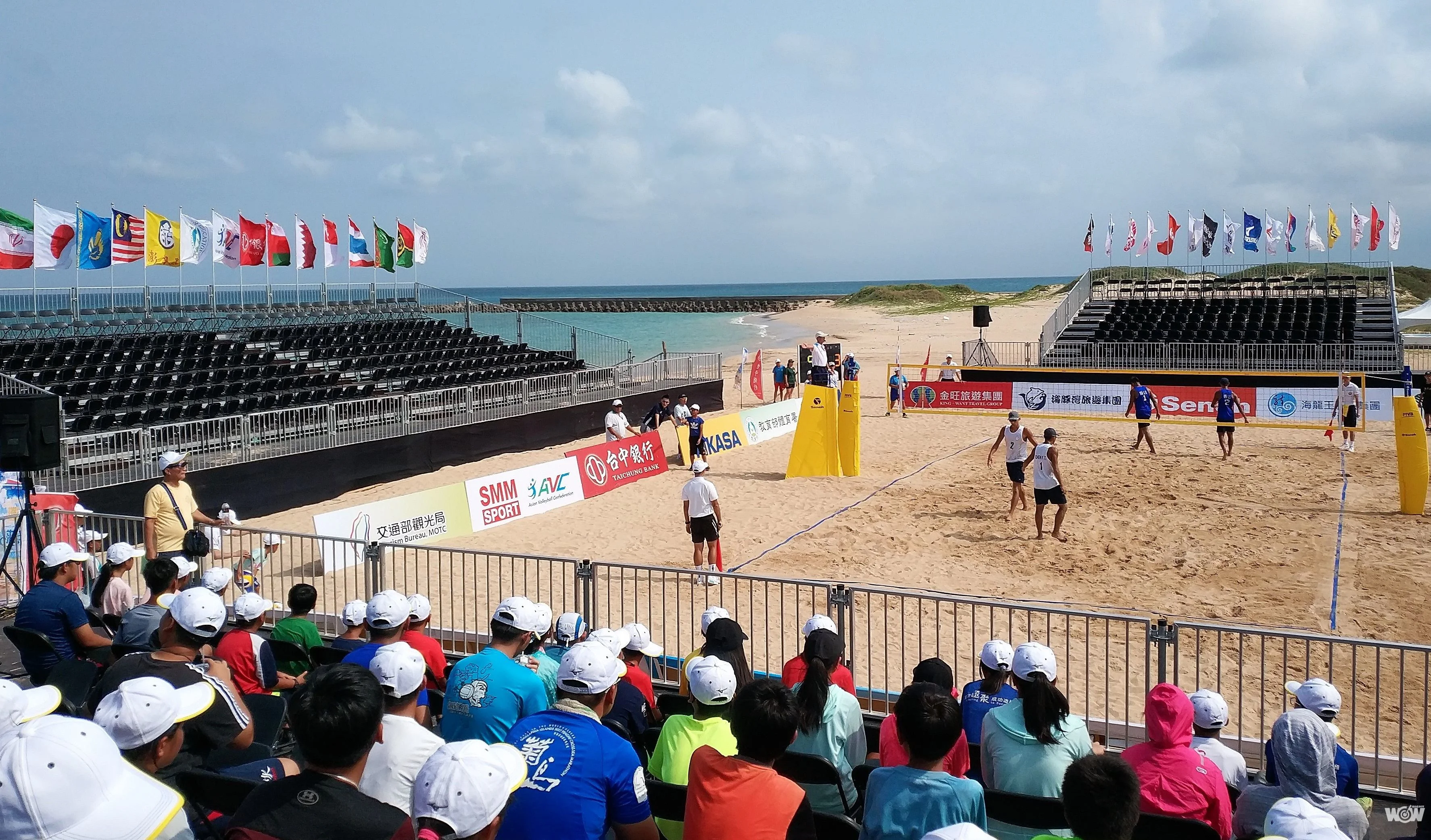 《排球》亞洲沙排公開賽 隘門沙灘上打造澎湖歷史第一次