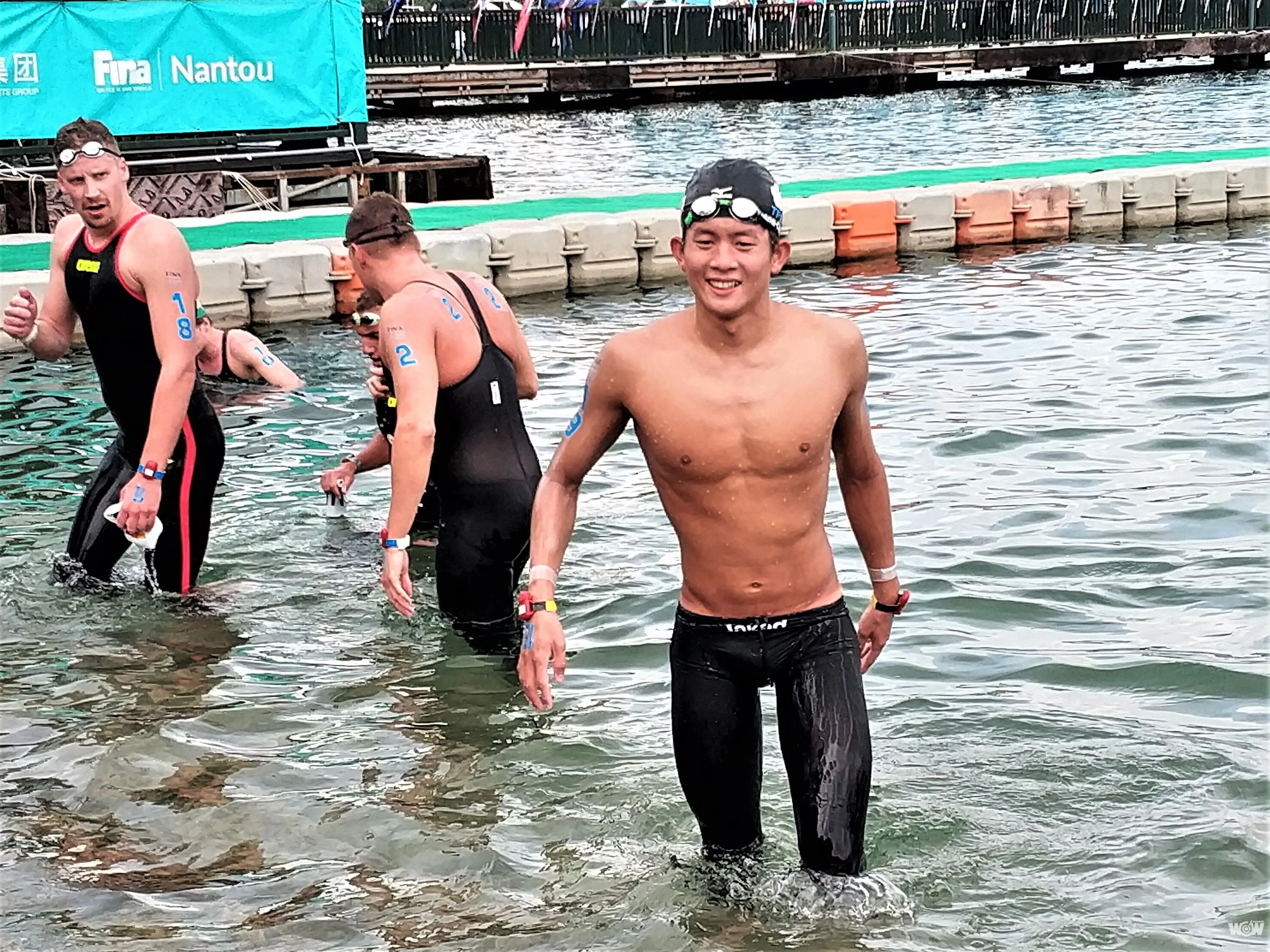 《游泳》台灣首度舉辦世界馬拉松游泳 卓承齊勇奪第8名