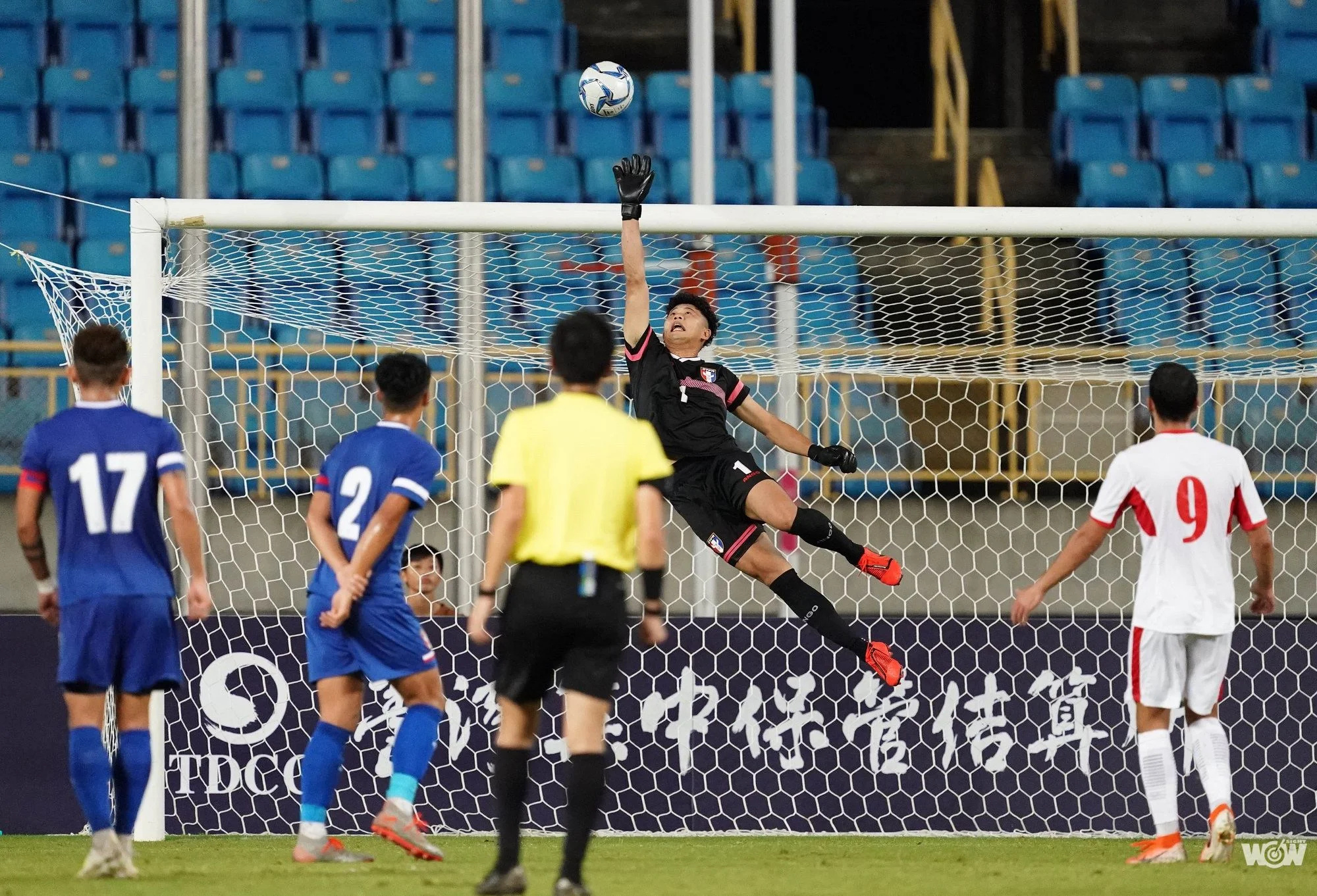 《足球》中華男足1比2惜敗約旦 潘文傑守門連對手教頭都稱讚