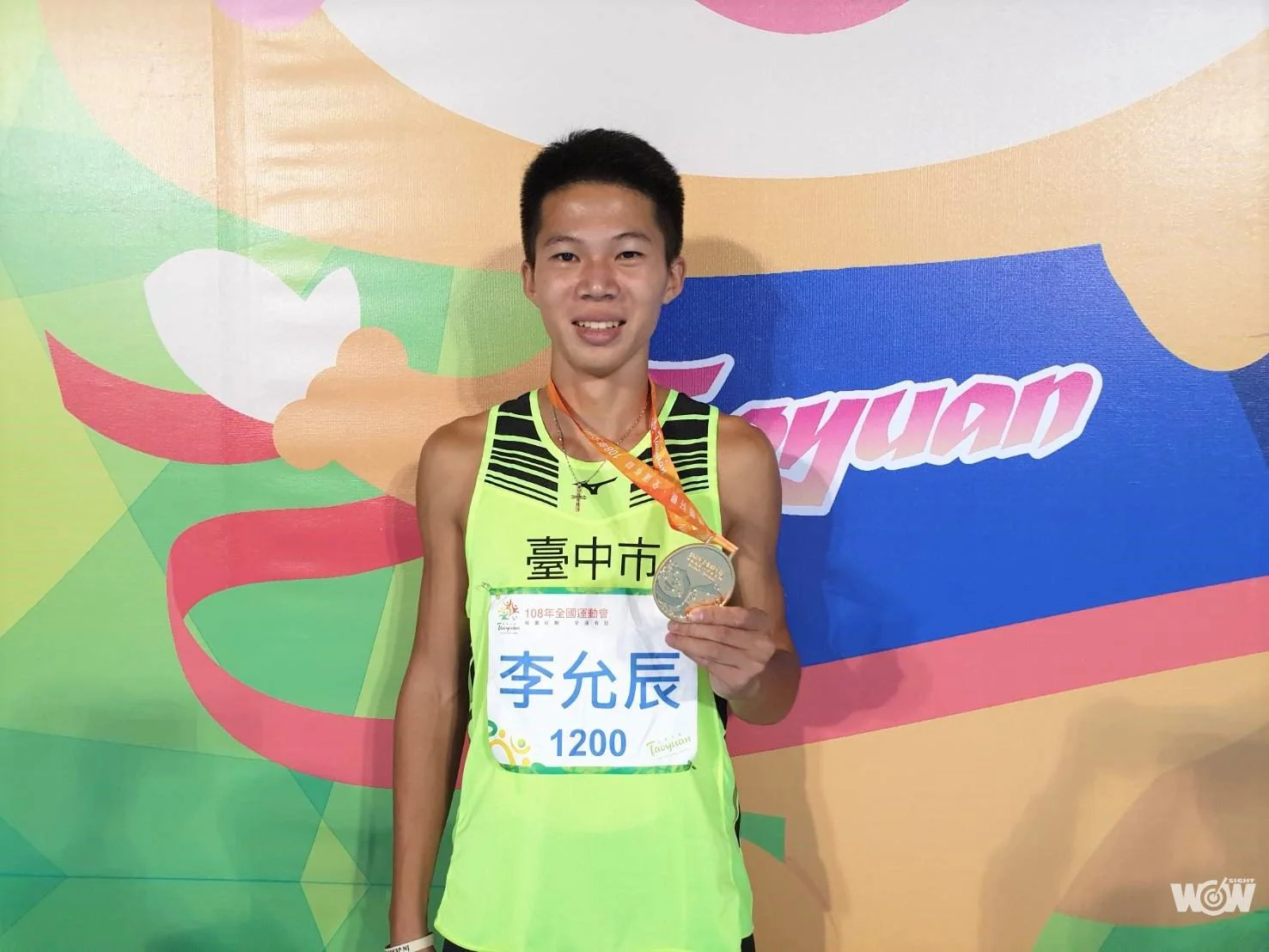 《田徑》全運會初試啼聲摘金 李允辰斬斷對手連霸