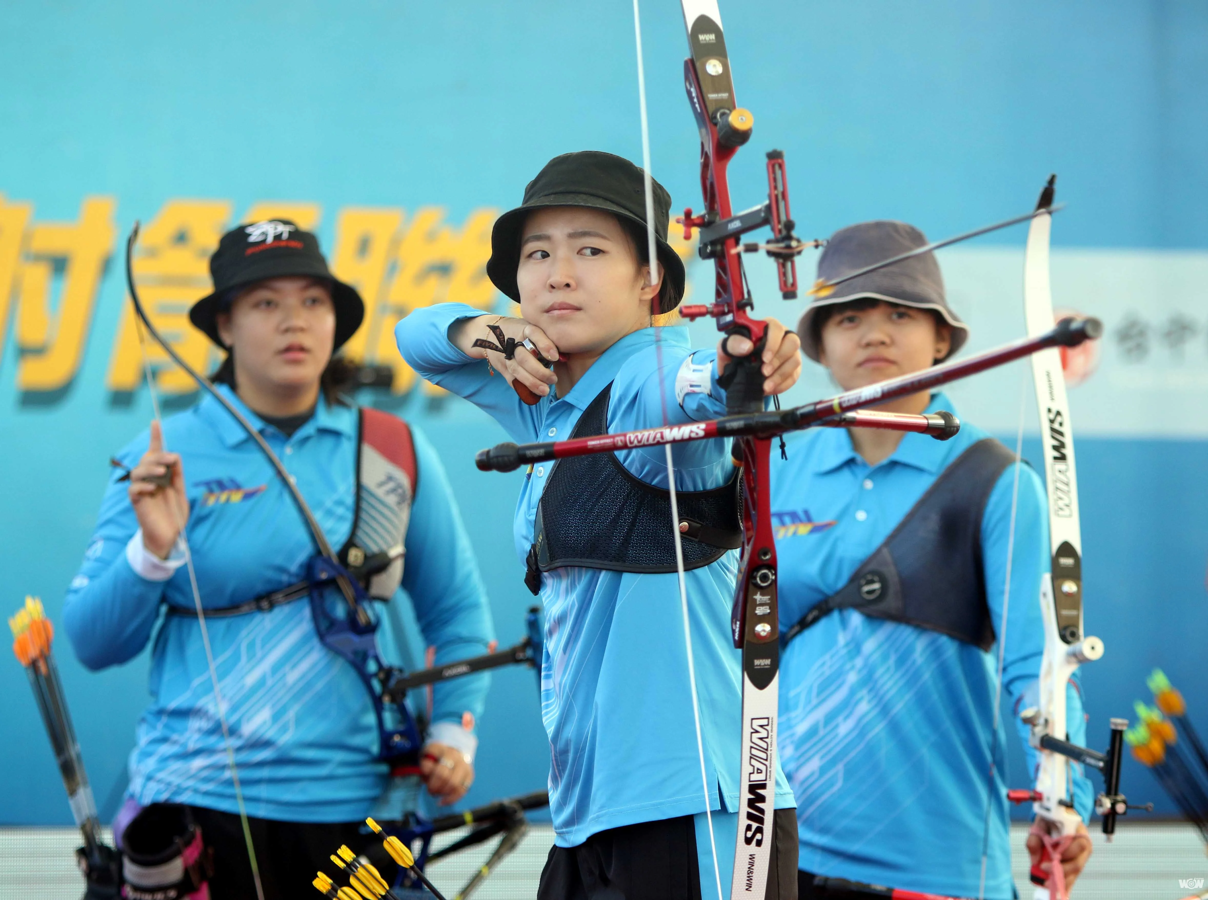 《射箭》彭家楙氣勢驚人 率台南隊在企業聯賽冠軍賽奪首勝