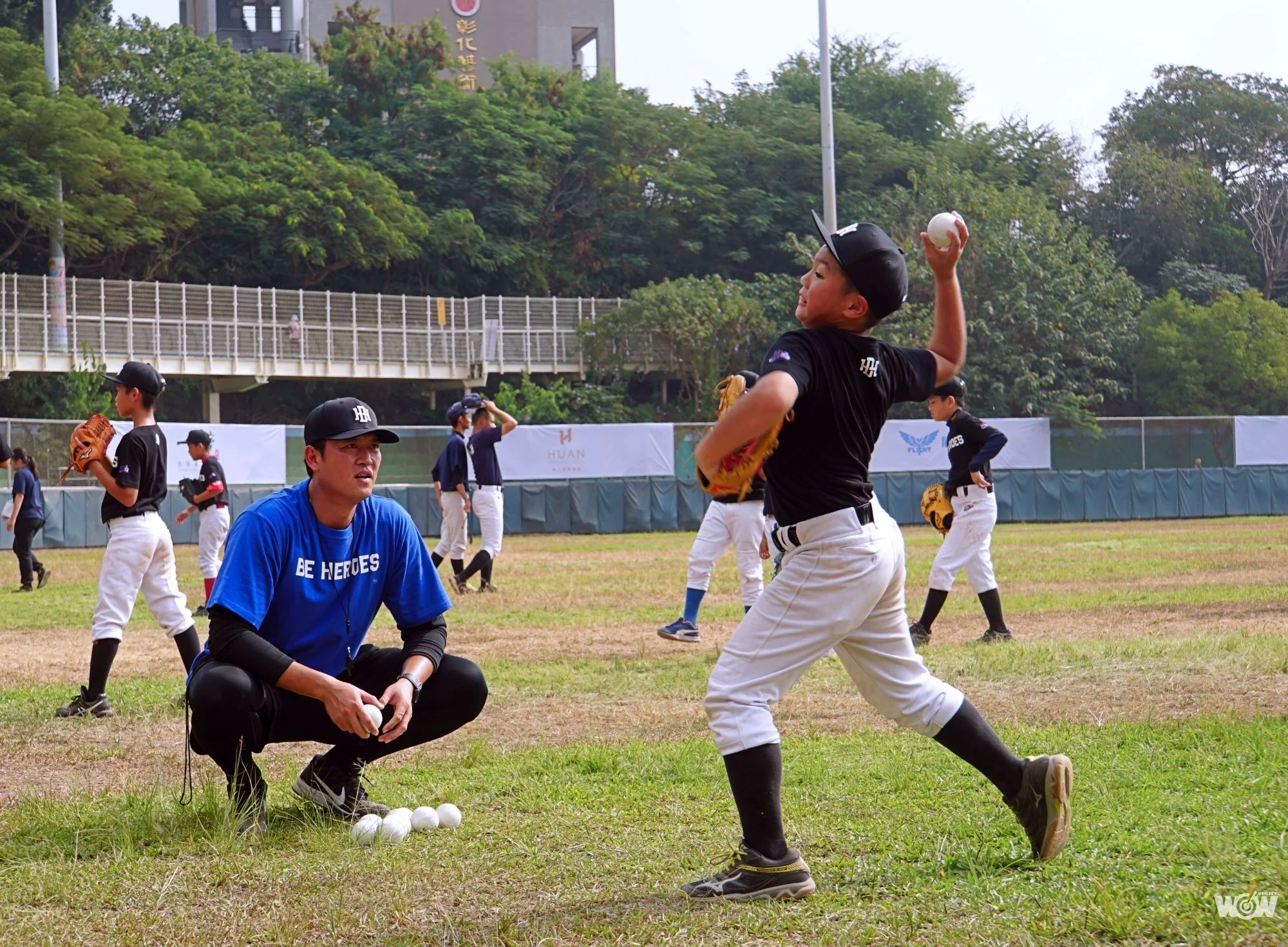 《棒球》王建民領軍豪華教練團 BE HEROES訓練營回饋彰化基層棒球