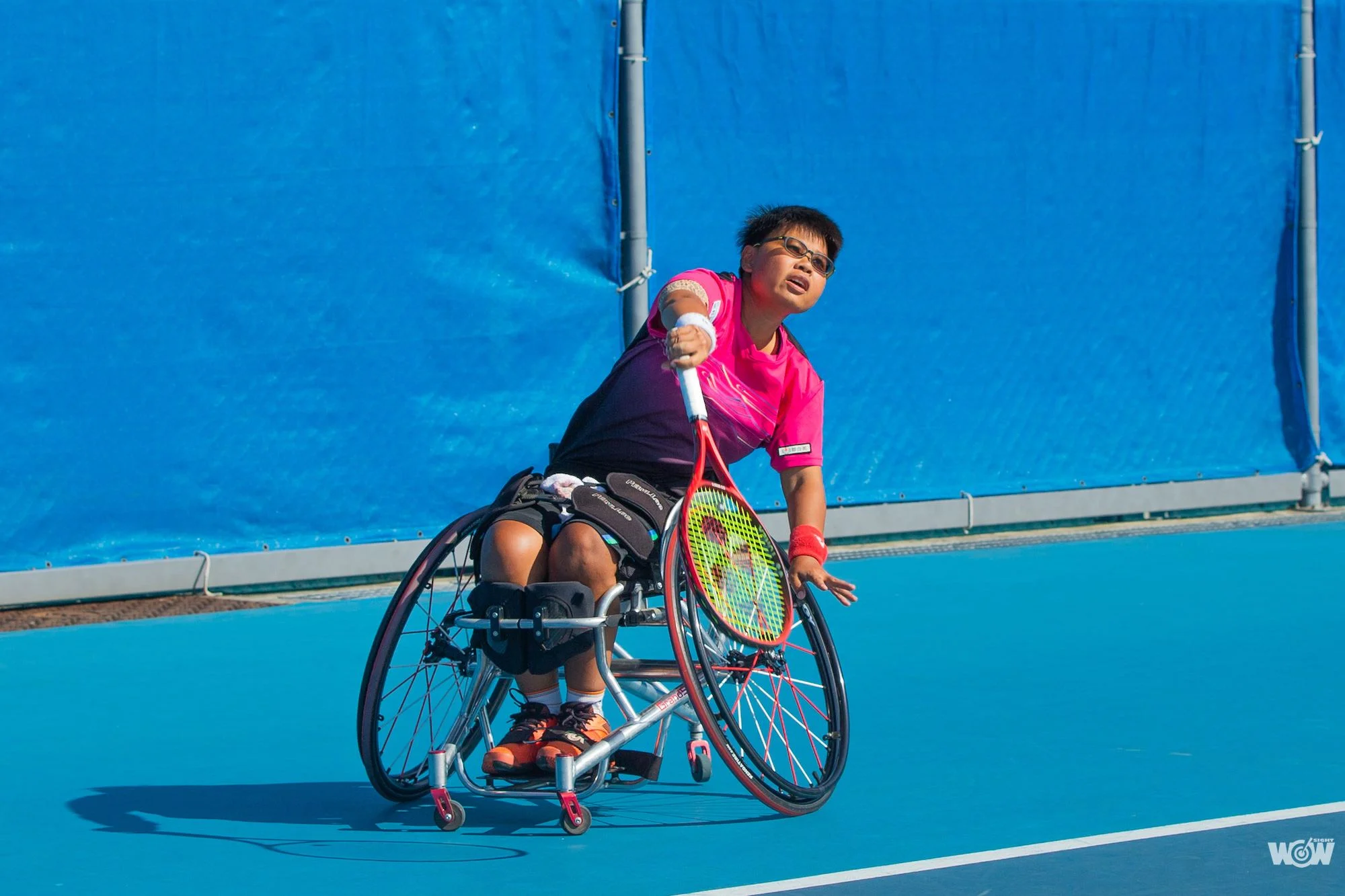 《輪椅網球》明德快樂盃台北公開賽 黃楚茵為台灣留下冠軍