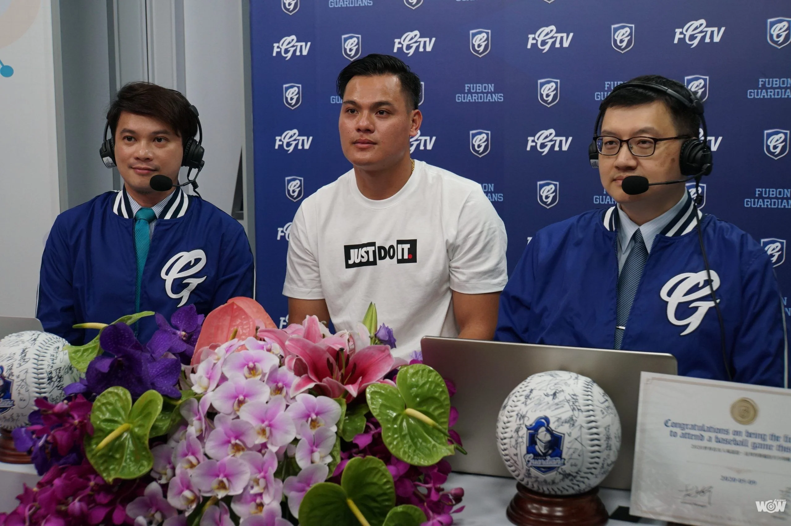 《棒球》張育成回台成中職粉絲 獻聲富邦英語轉播