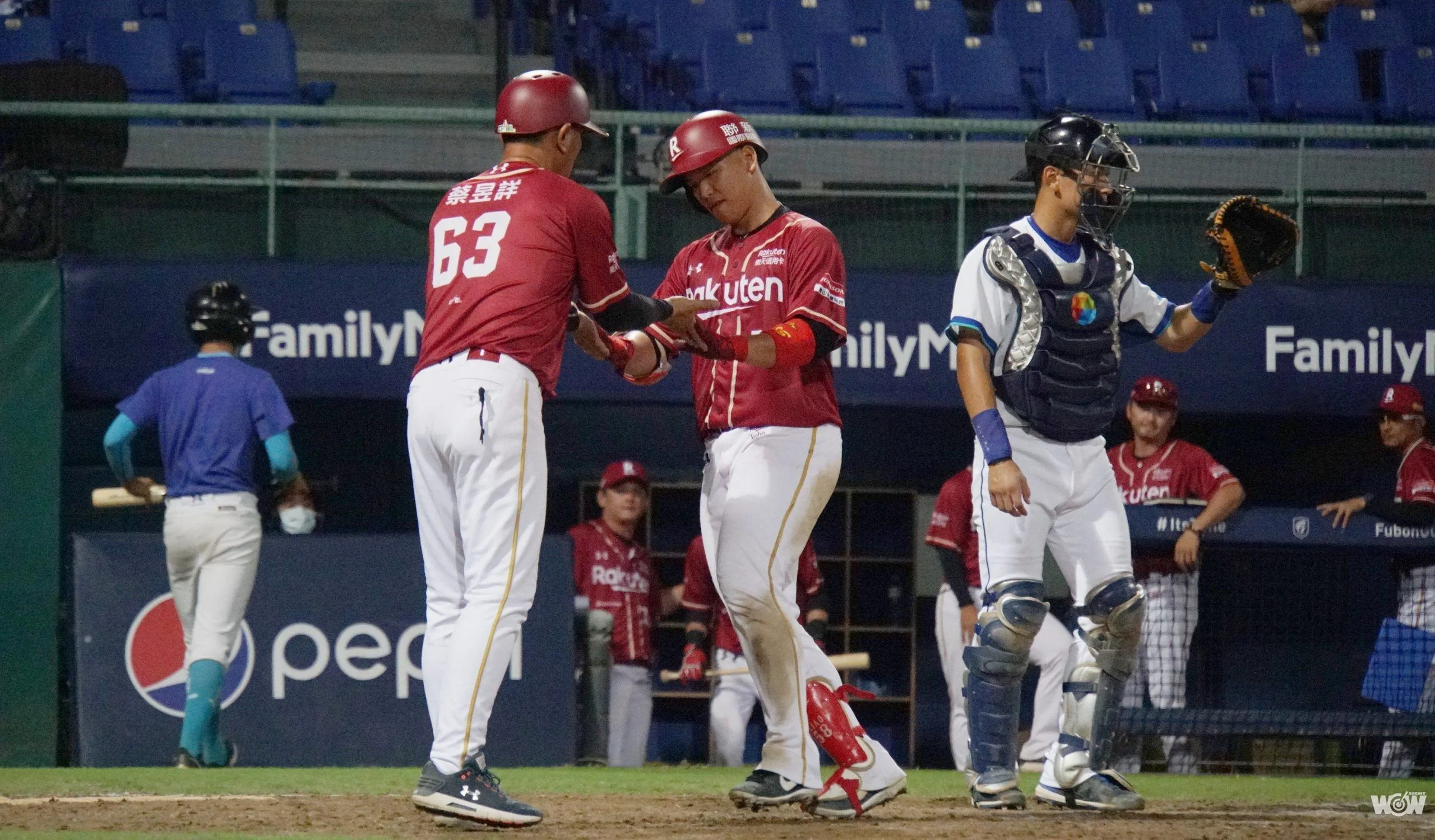 《棒球》樂天廖健富開轟 對富邦驚險七連勝