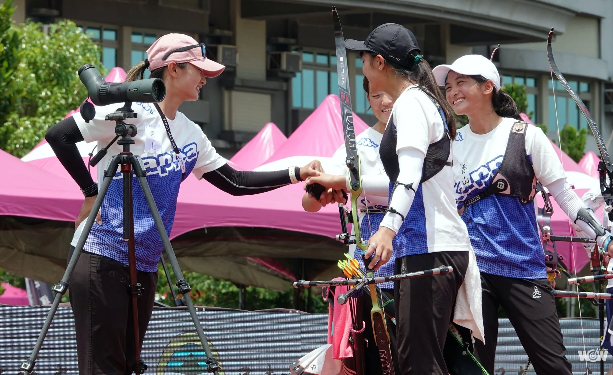 《射箭》林詩嘉返鄉第一箭 全中運菜鳥教練助陣新竹母校