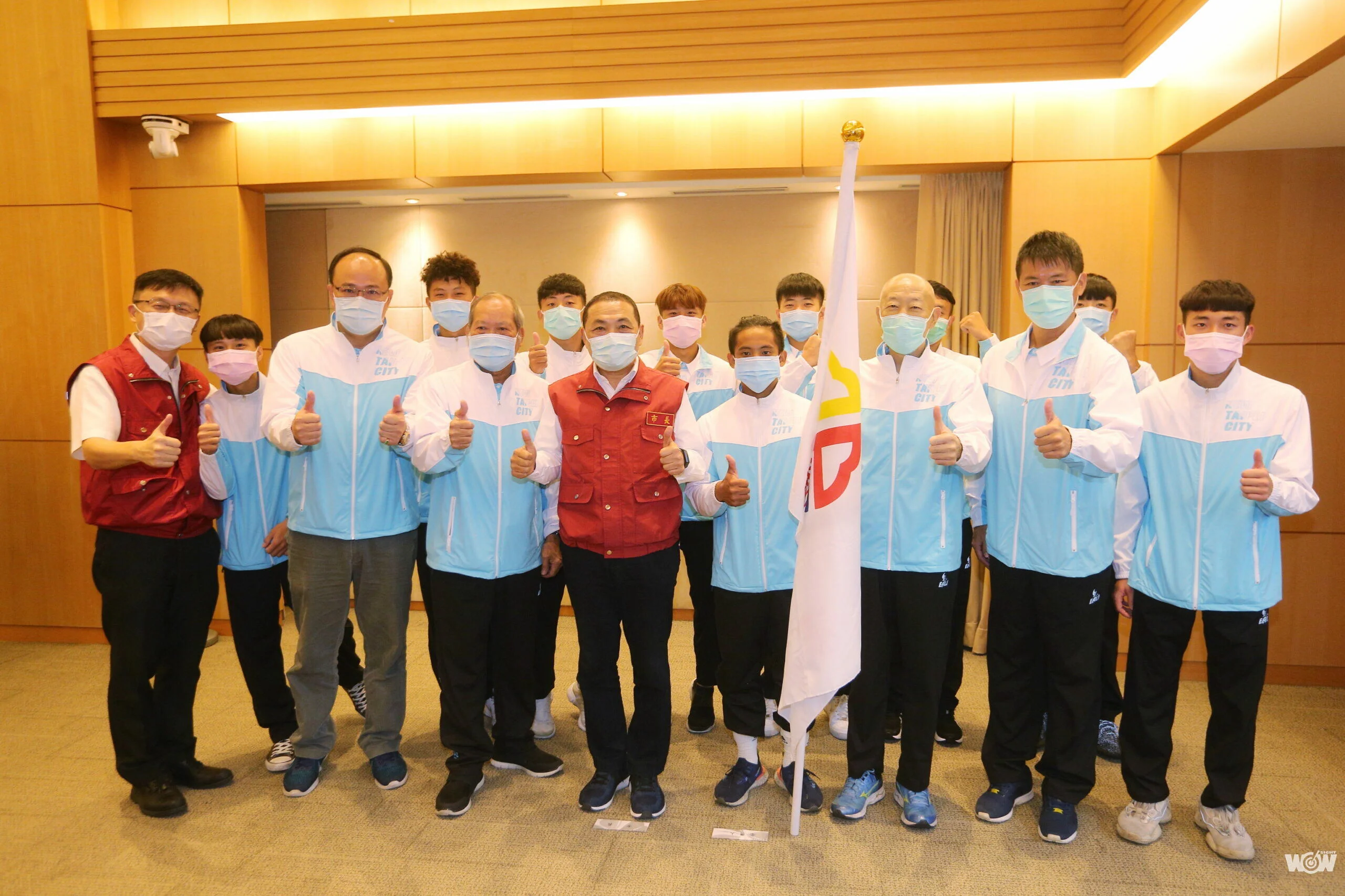 《全民運》新北巧固球挑戰7連霸  市長授旗全民運動會代表隊