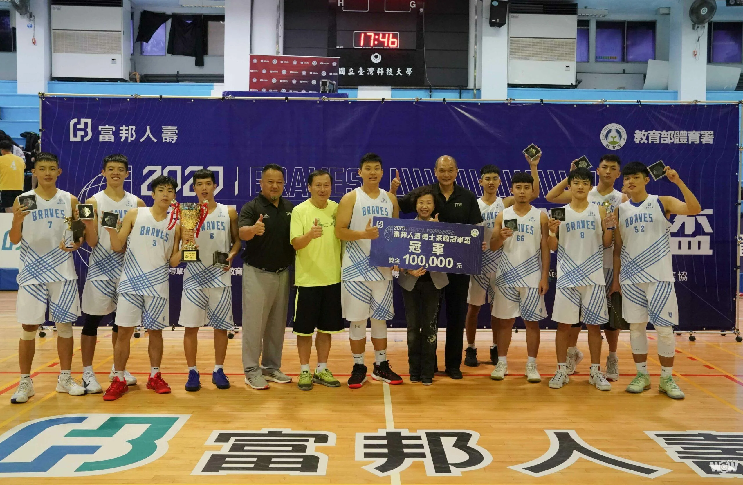 《籃球》2020富邦人壽勇士系際冠軍盃 僑光行銷全台最強系籃