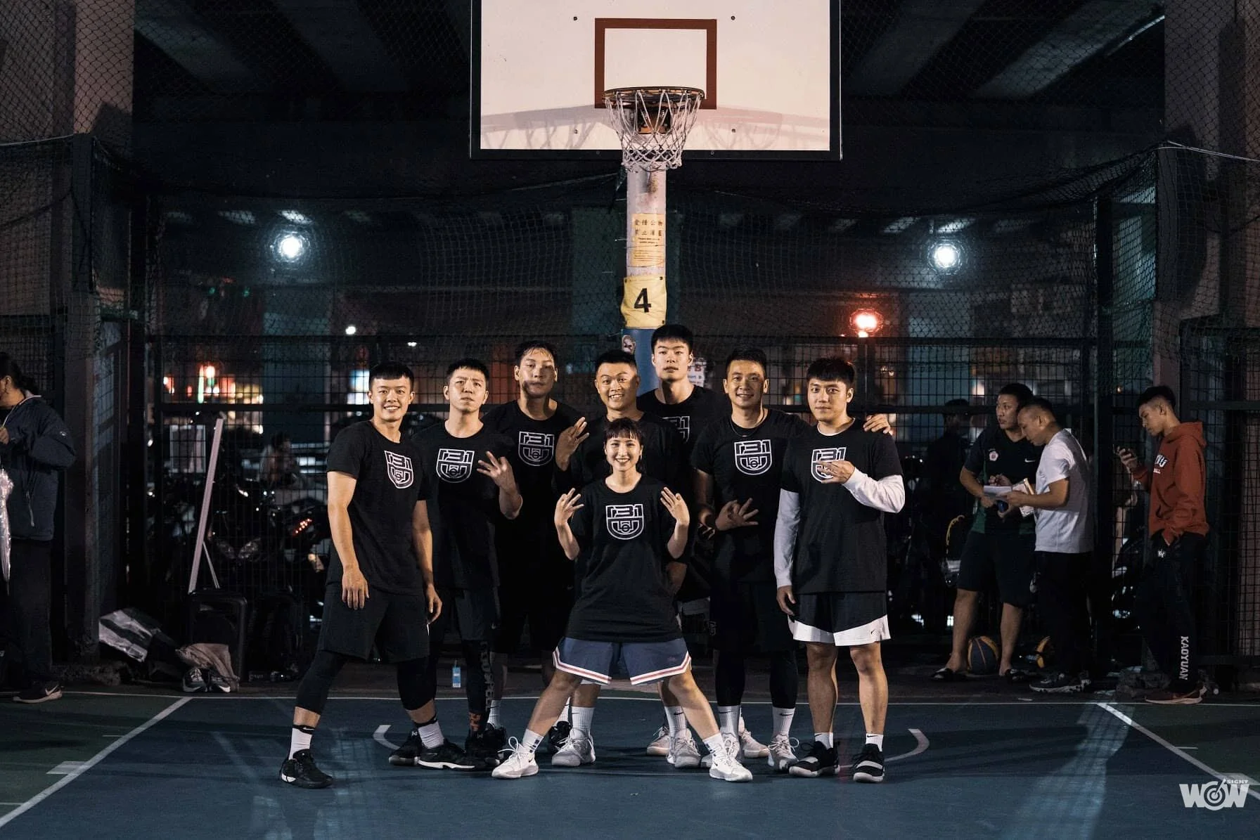 《籃球》李學林、陳世念、王志群突襲台北新生橋 宣傳籃球選秀節目「鬪籃131」