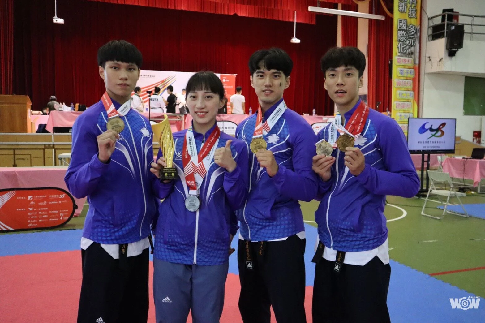 《全大運》國體大橫掃品勢4冠 大運賽史首支4金隊伍