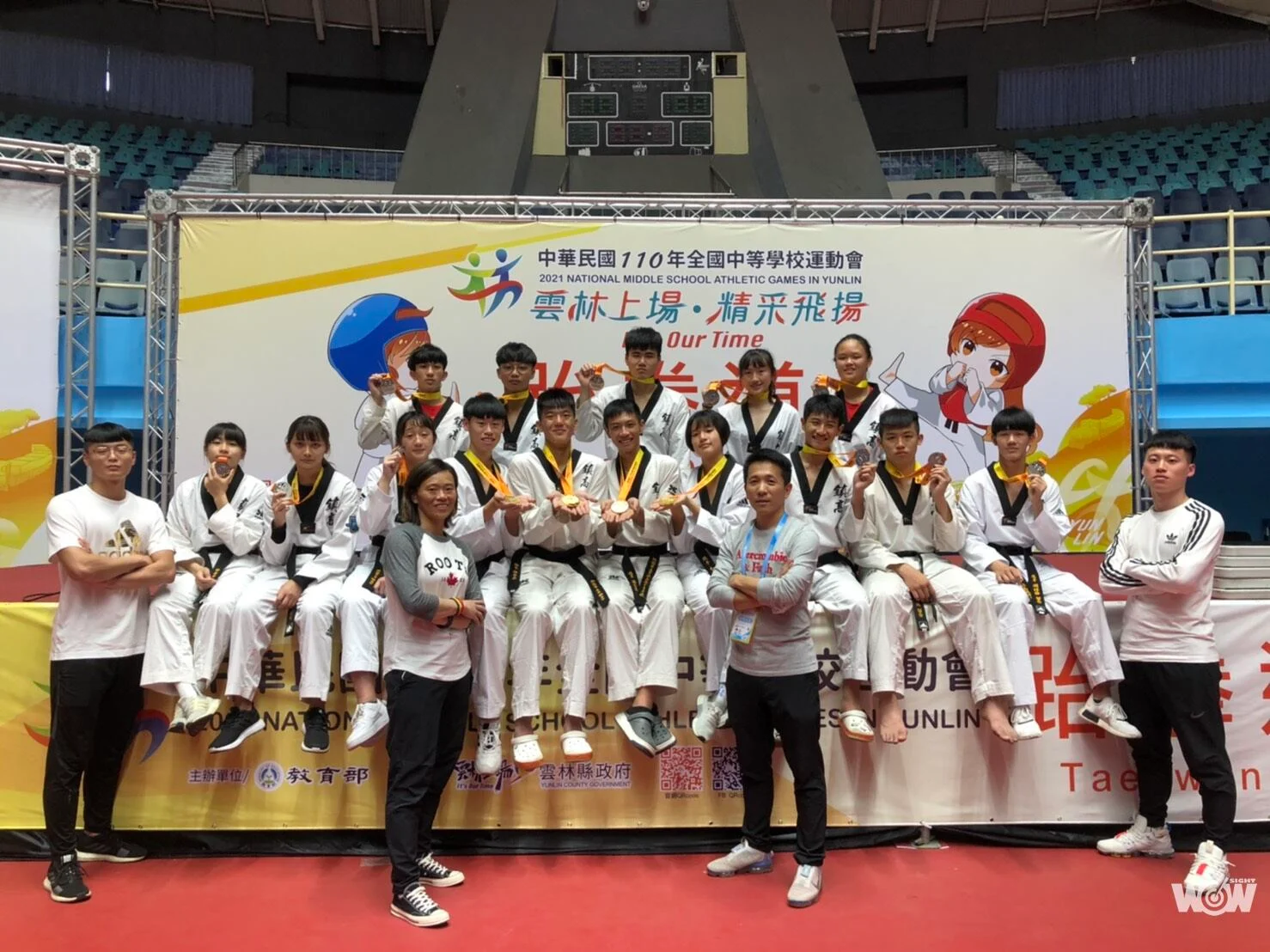 《跆拳道》體育署運科專案協助 平鎮高中跆拳道發光