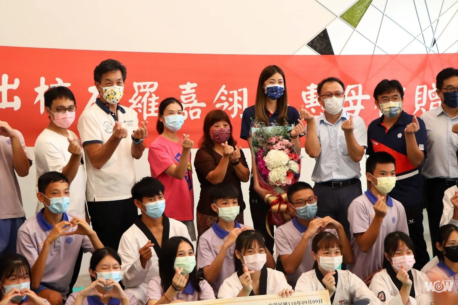 《跆拳道》飲水思源 羅嘉翎回饋母校訓練基金