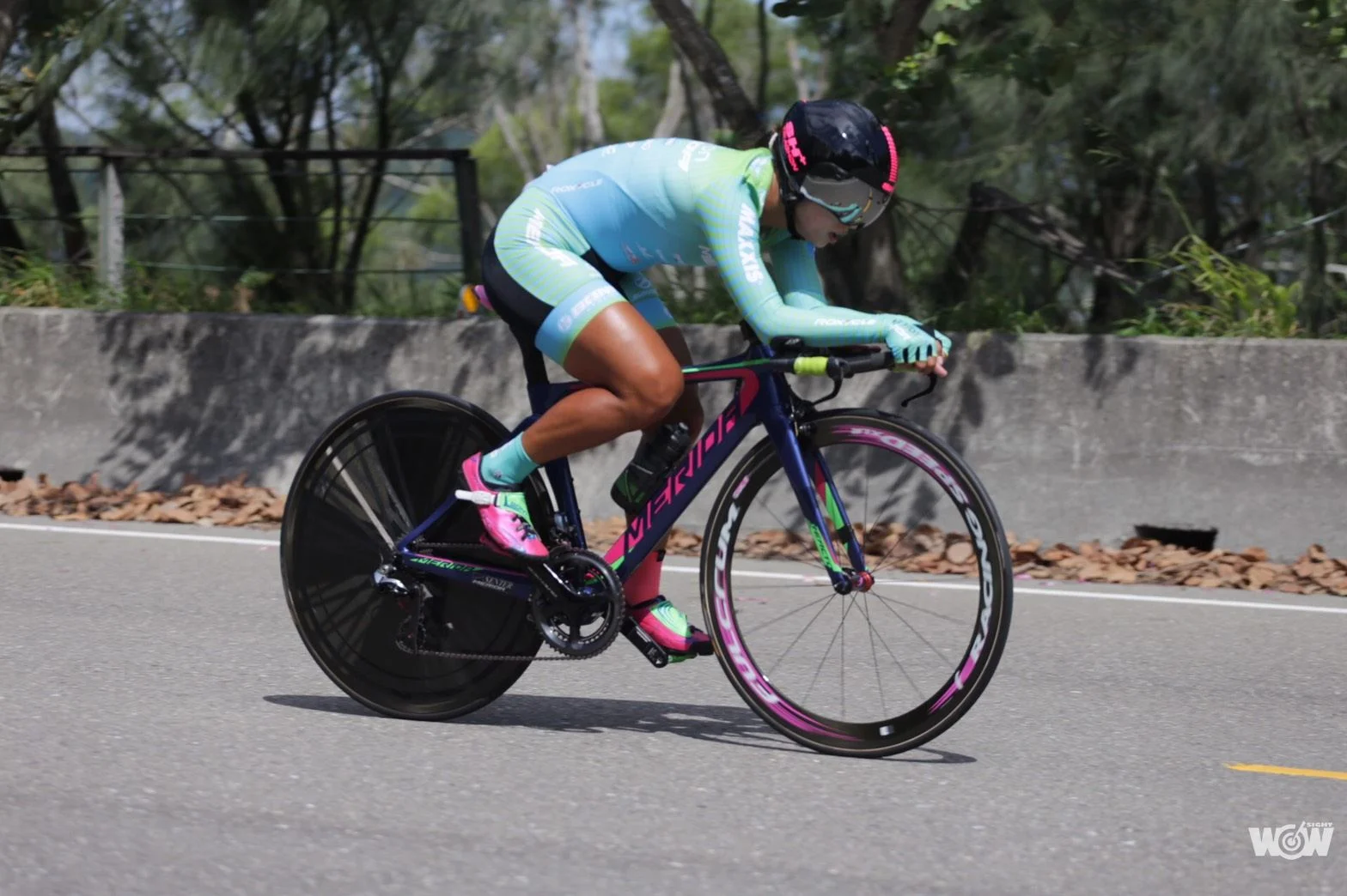 《自行車》110年全錦賽公路計時賽 黃亭茵八連霸寫障礙