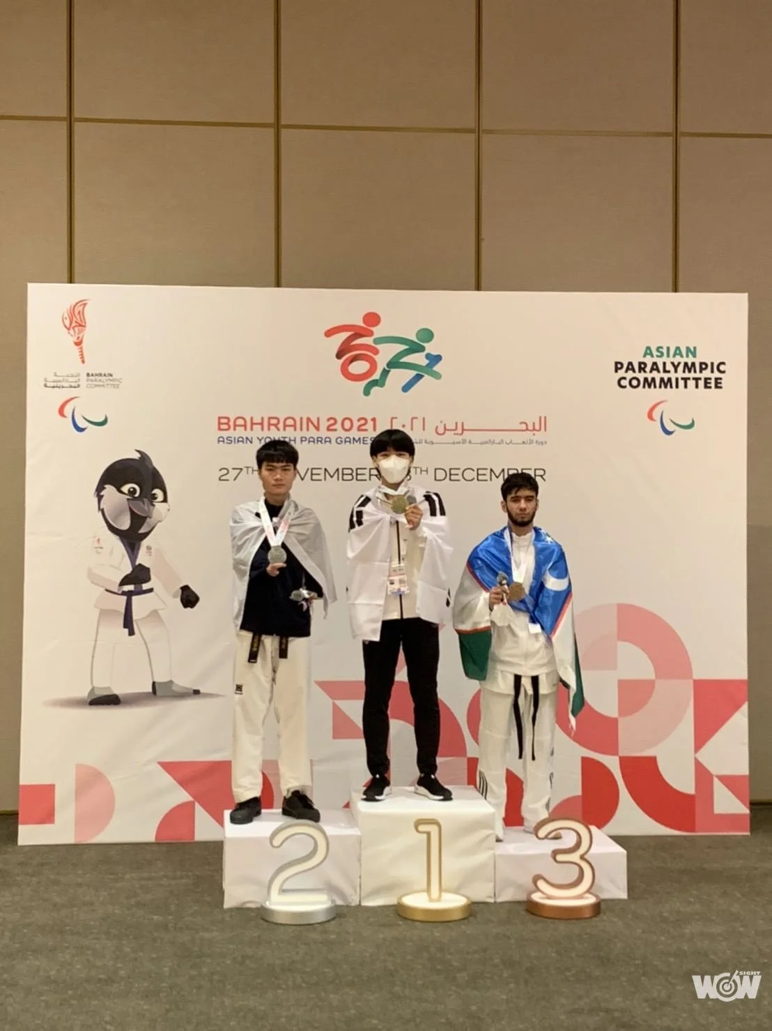 《 跆拳道》亞洲青年帕拉運動會 跆拳道陳健強鍍銀