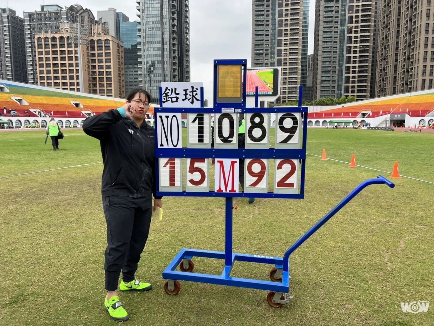《田徑》不喜歡輸的感覺 鉛球女將吳慈恩推進國內第二傑