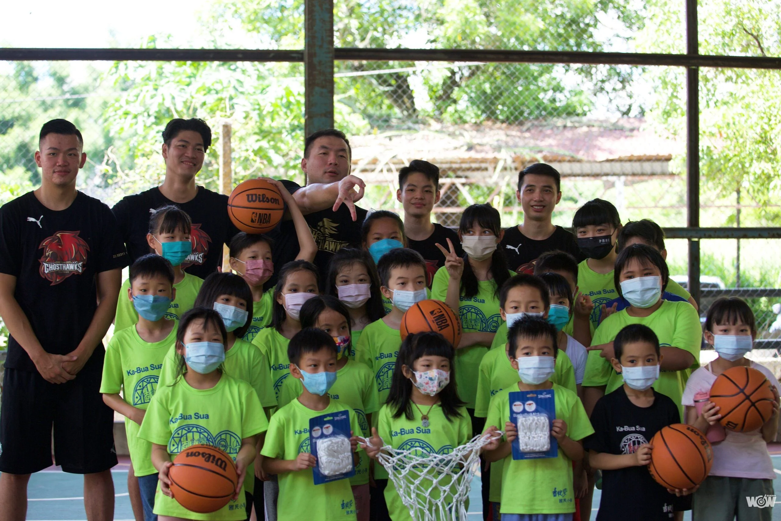 《籃球》台鋼獵鷹深耕台南基層 鼓勵更多孩子勇敢追逐籃球夢