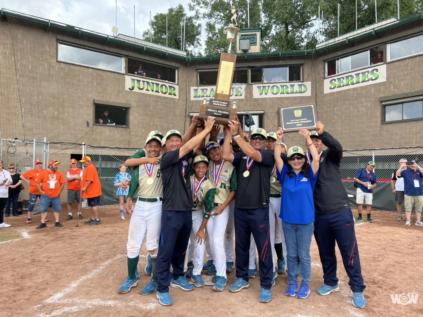 《棒球》臺中市中山國中擊敗美國德州隊 勇奪2022LLB次青少棒賽世界冠軍