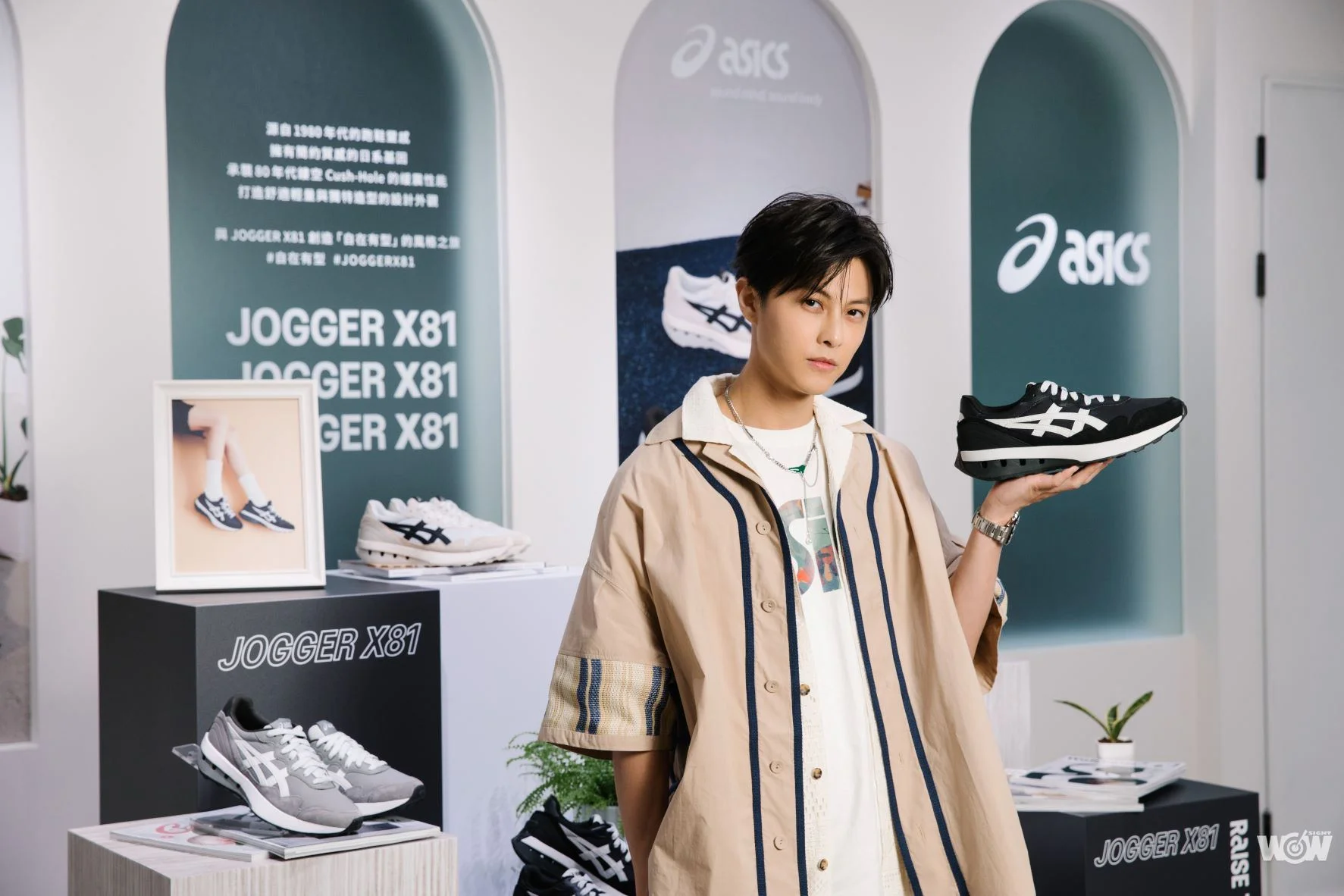 《看裝備》ASICS復古跑鞋JOGGER X81新風貌 新一代形象大使邱勝翊