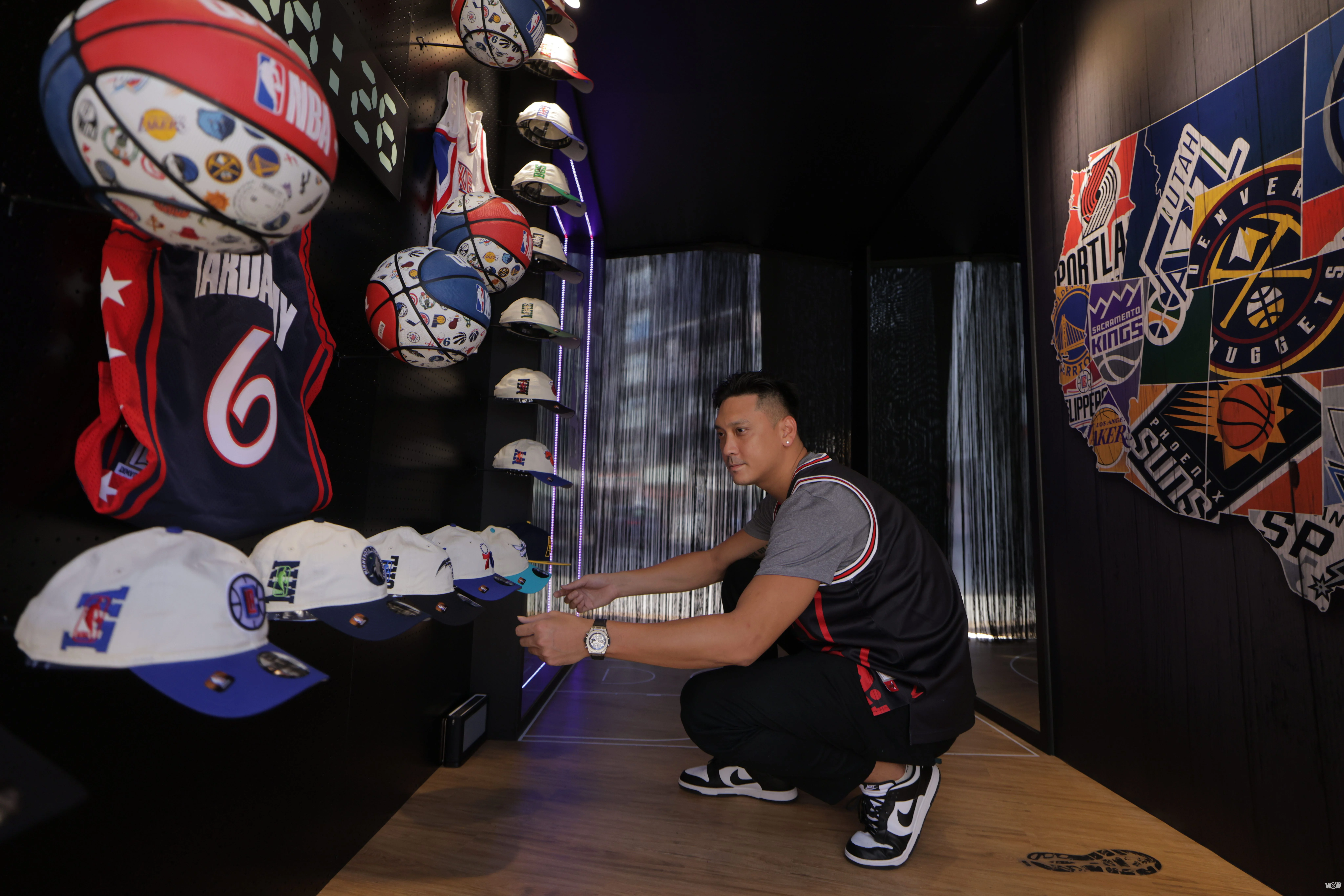 《籃球》NBA STORE袋你瘋降臨西門町 田壘與吳永盛現身搶先體驗