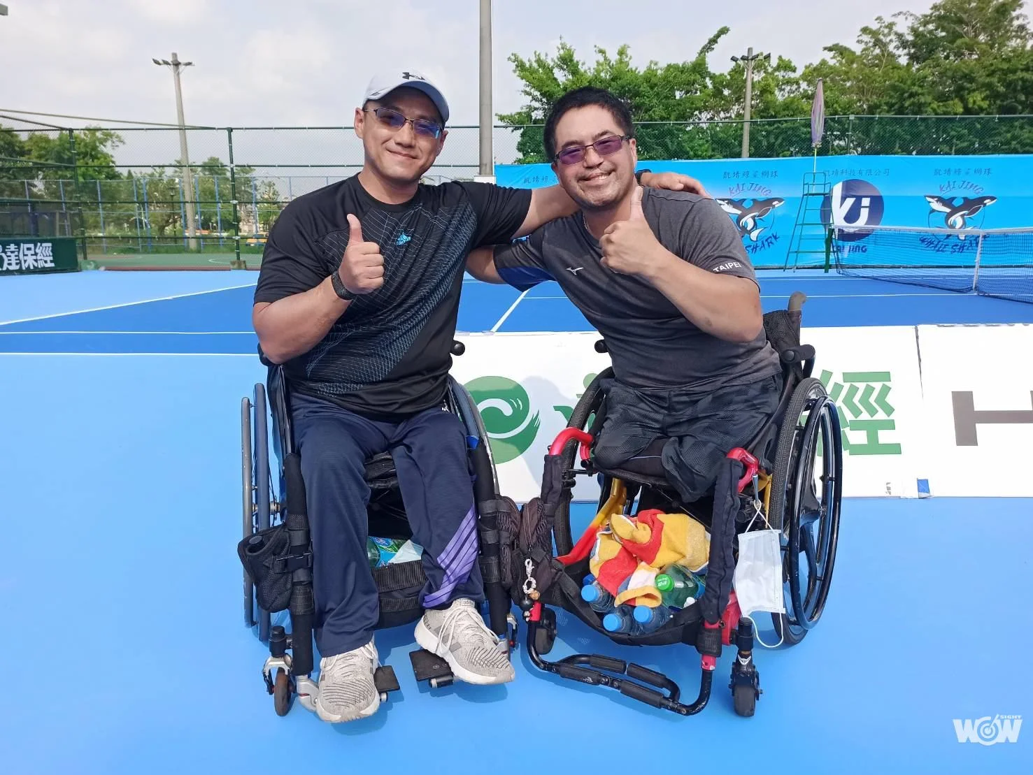 《輪椅網球》永達盃單、雙打四強出爐 陳駿杰、戴加揚力抗日、馬強敵搶冠軍戰門票