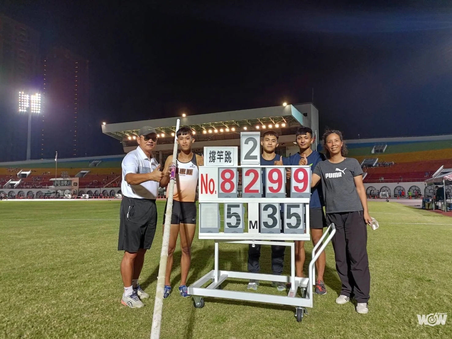 《田徑》想動作不望高度 黃正琦飛出撐竿跳新全國紀錄