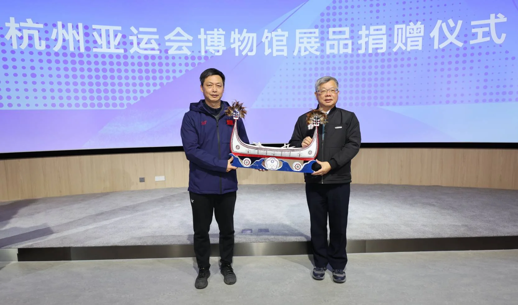 《亞運》杭州亞運打造亞運博物館 中華代表團致贈原住民工藝作品