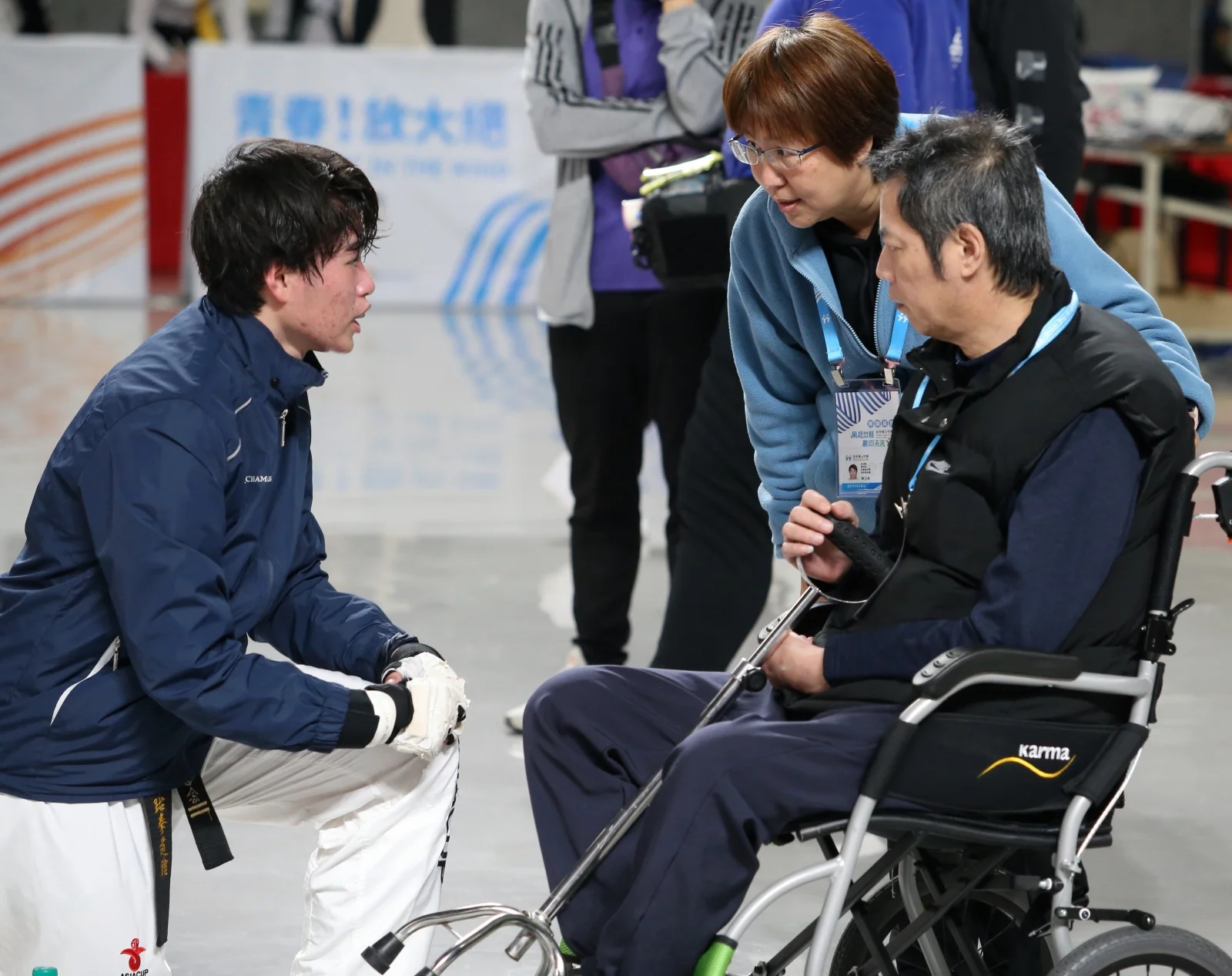 《跆拳道》曾逢喪女之痛 廖文雄中風坐輪椅仍站第一線指導選手