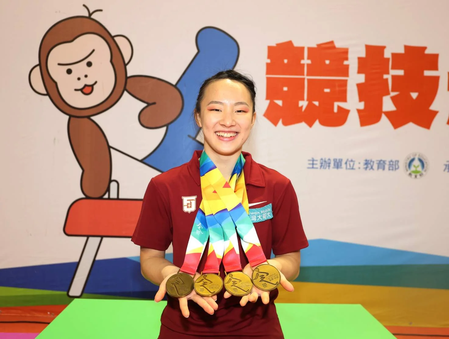 《全大運》享受比賽自信表現 丁華恬全大運四金入袋