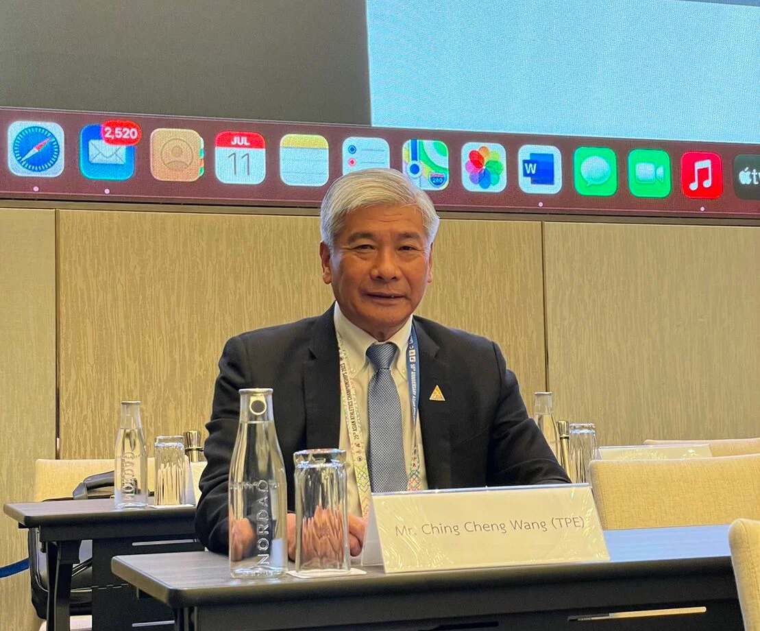 《田徑》台灣田徑國際發光 秘書長王景成連任亞田總獨立理事並獲授勳