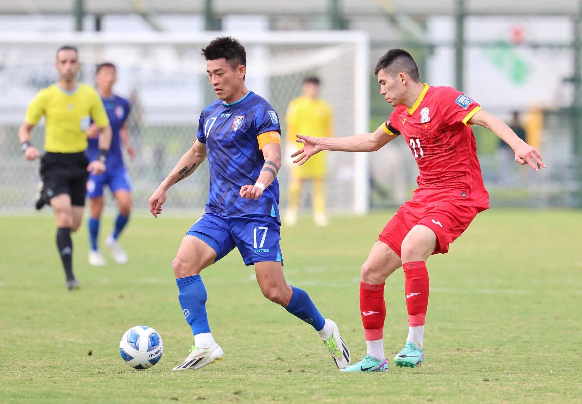 《足球》沒能把握多打少機會 中華隊主場不敵吉爾吉斯