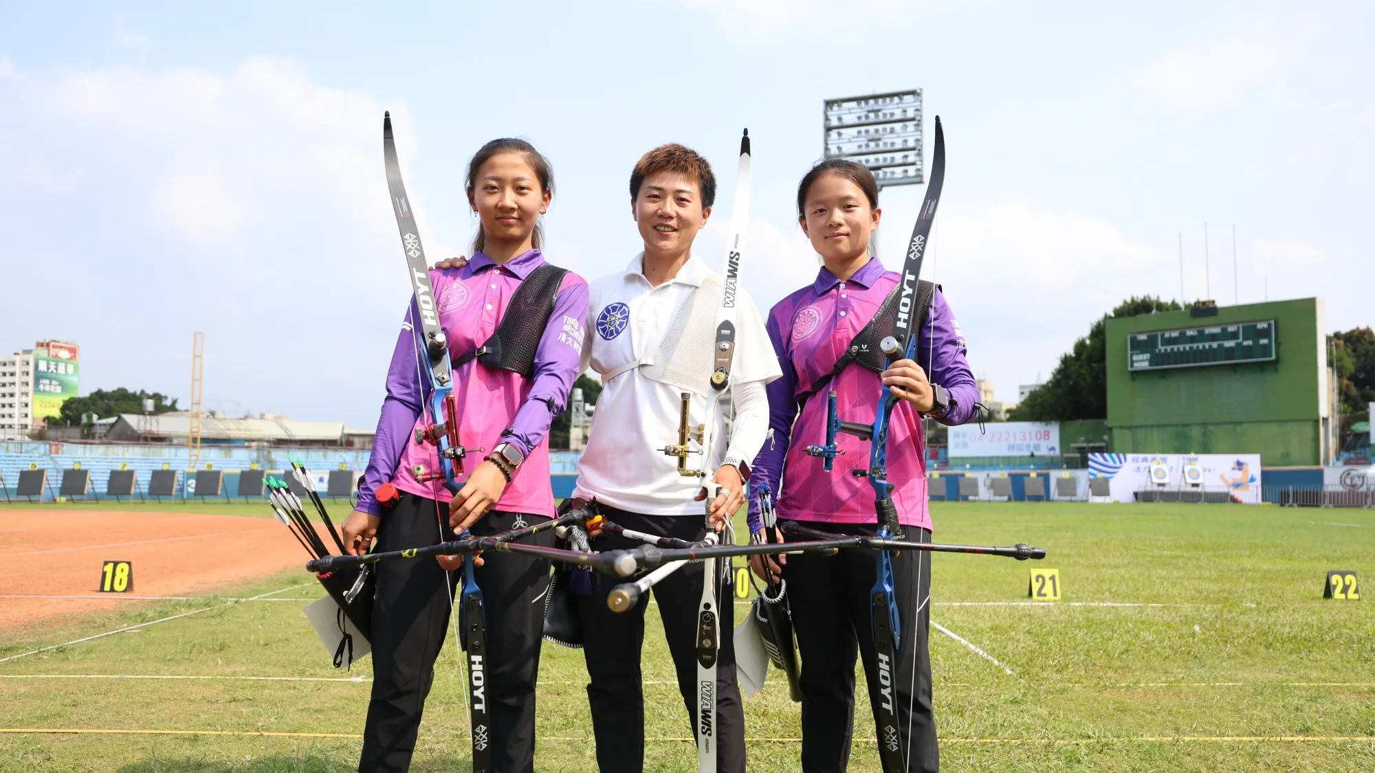 《全大運》奧培國手坐鎮 清大反曲弓射箭女團二連霸