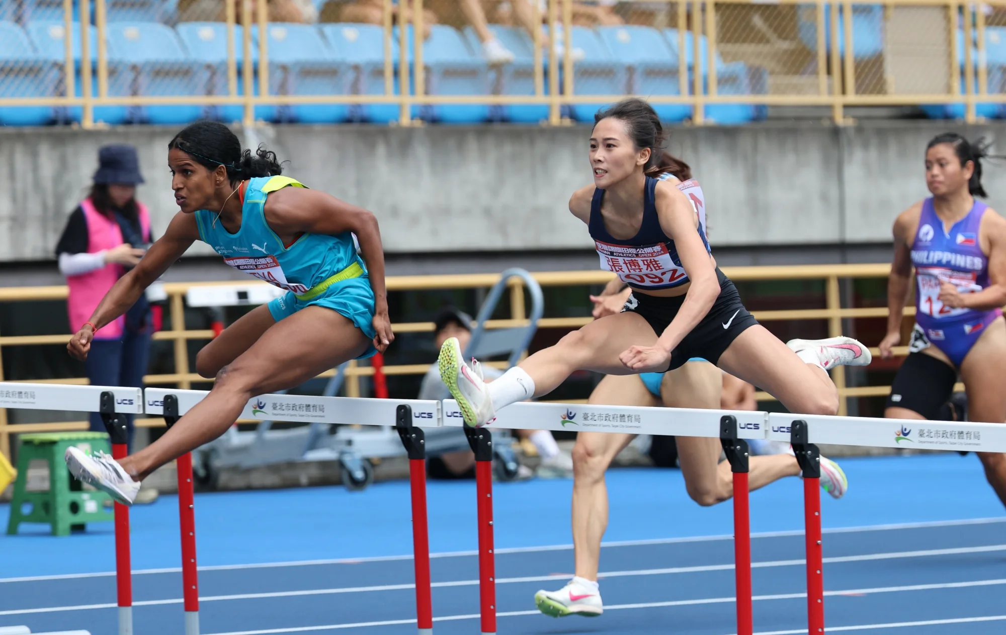 《田徑》張博雅100欄摘銅 努力學習世界名將競賽細節