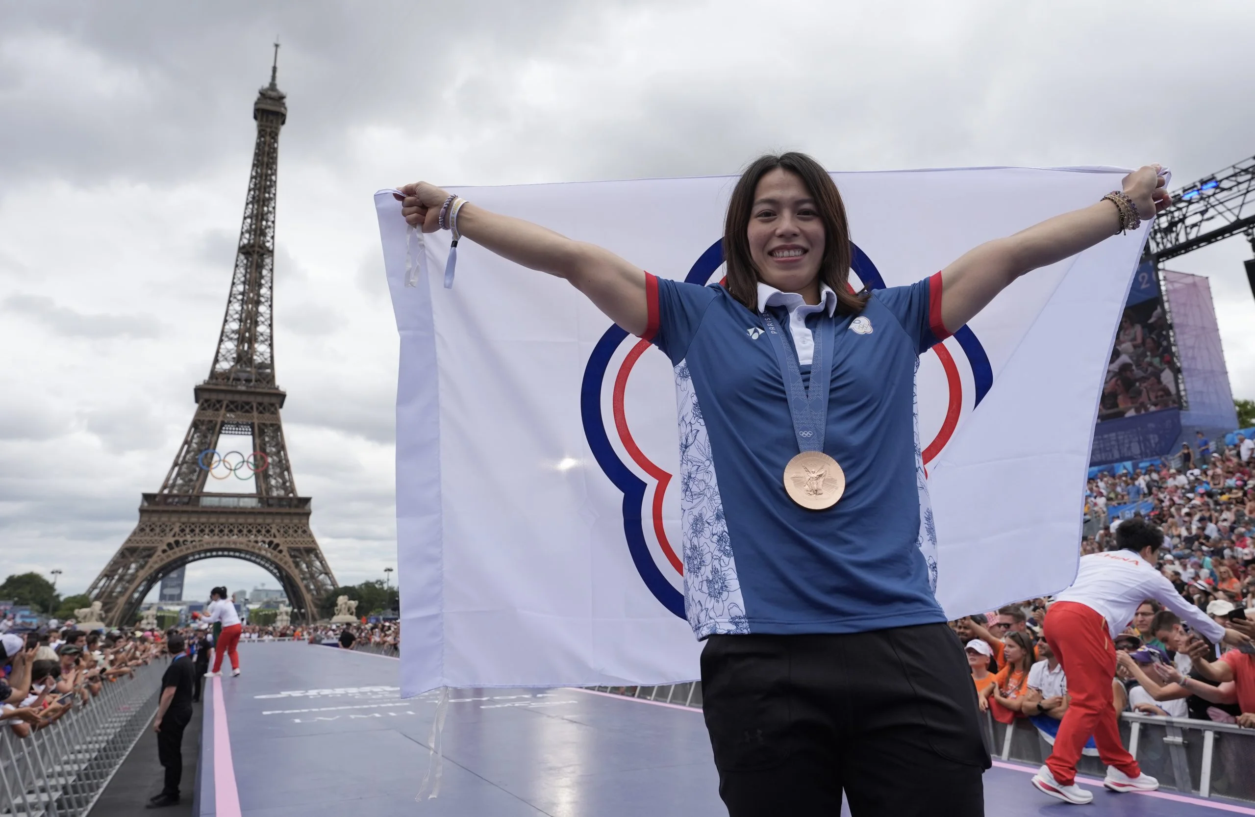 《奧運》郭婞淳台灣奪牌運動員首秀 沉浸冠軍公園氛圍