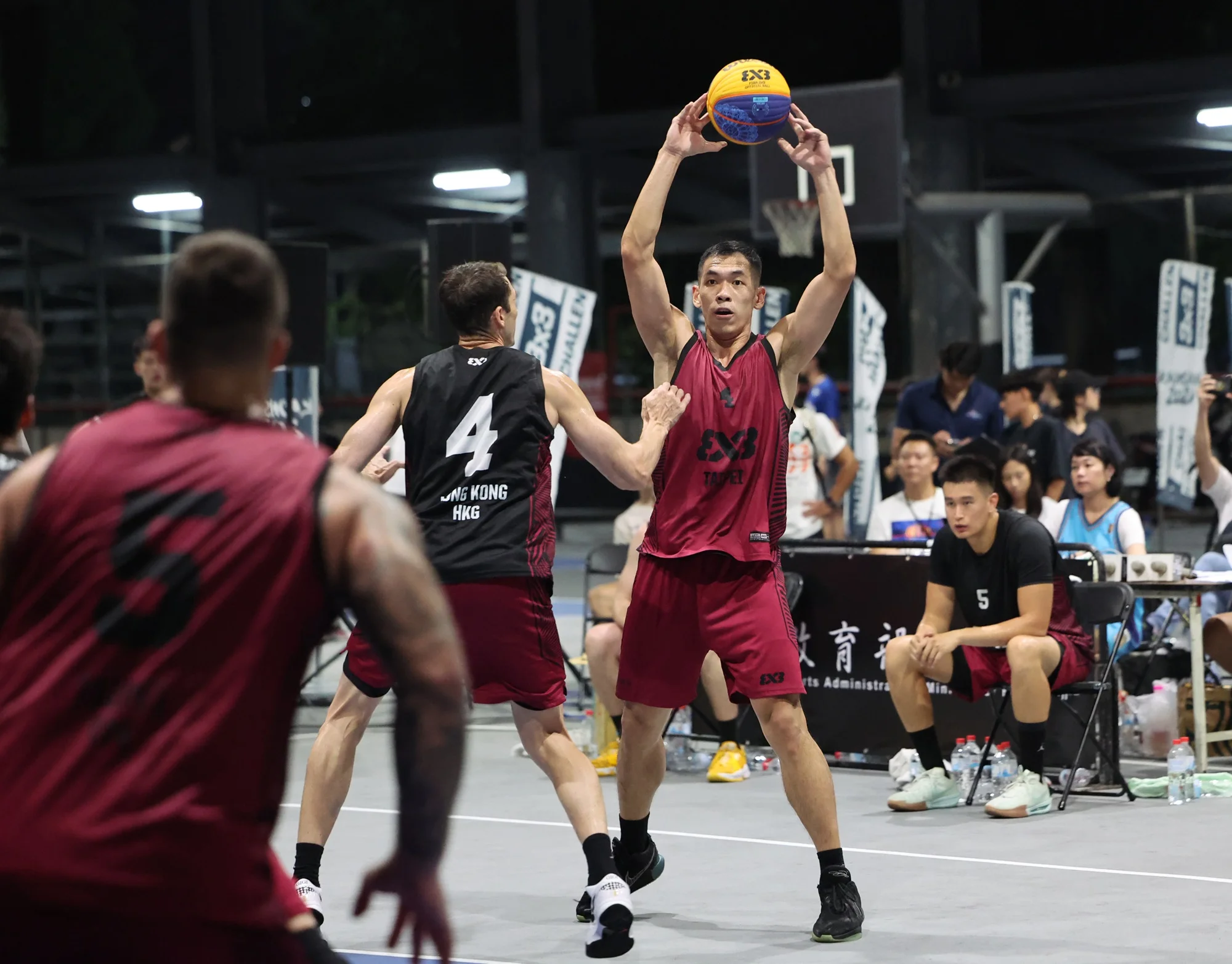 《3×3》大雨澆不熄奪勝決心 3×3臺北旺寶職業籃球隊勇闖高雄挑戰賽八強