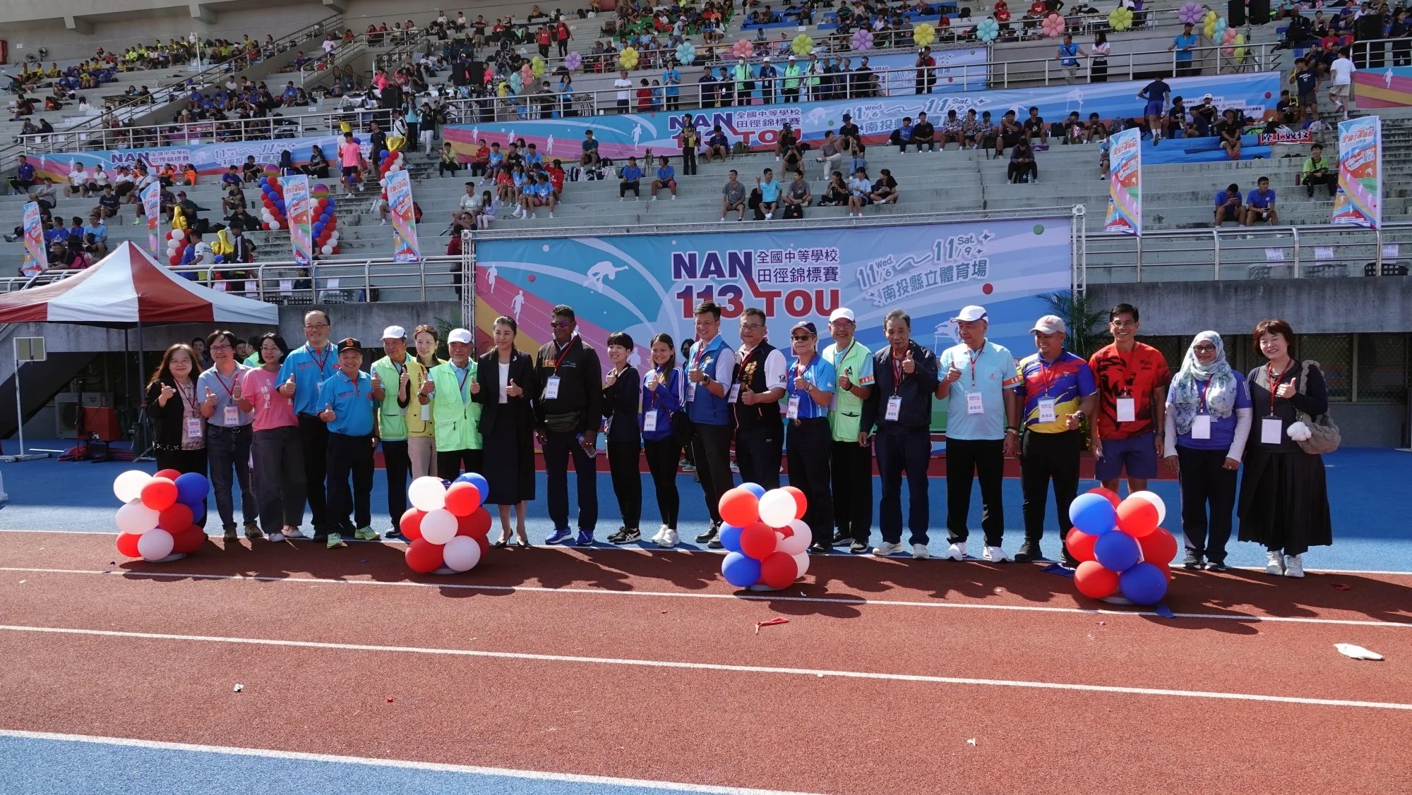 《田徑》台日田徑友好 靜岡來台交流參加南投全中錦