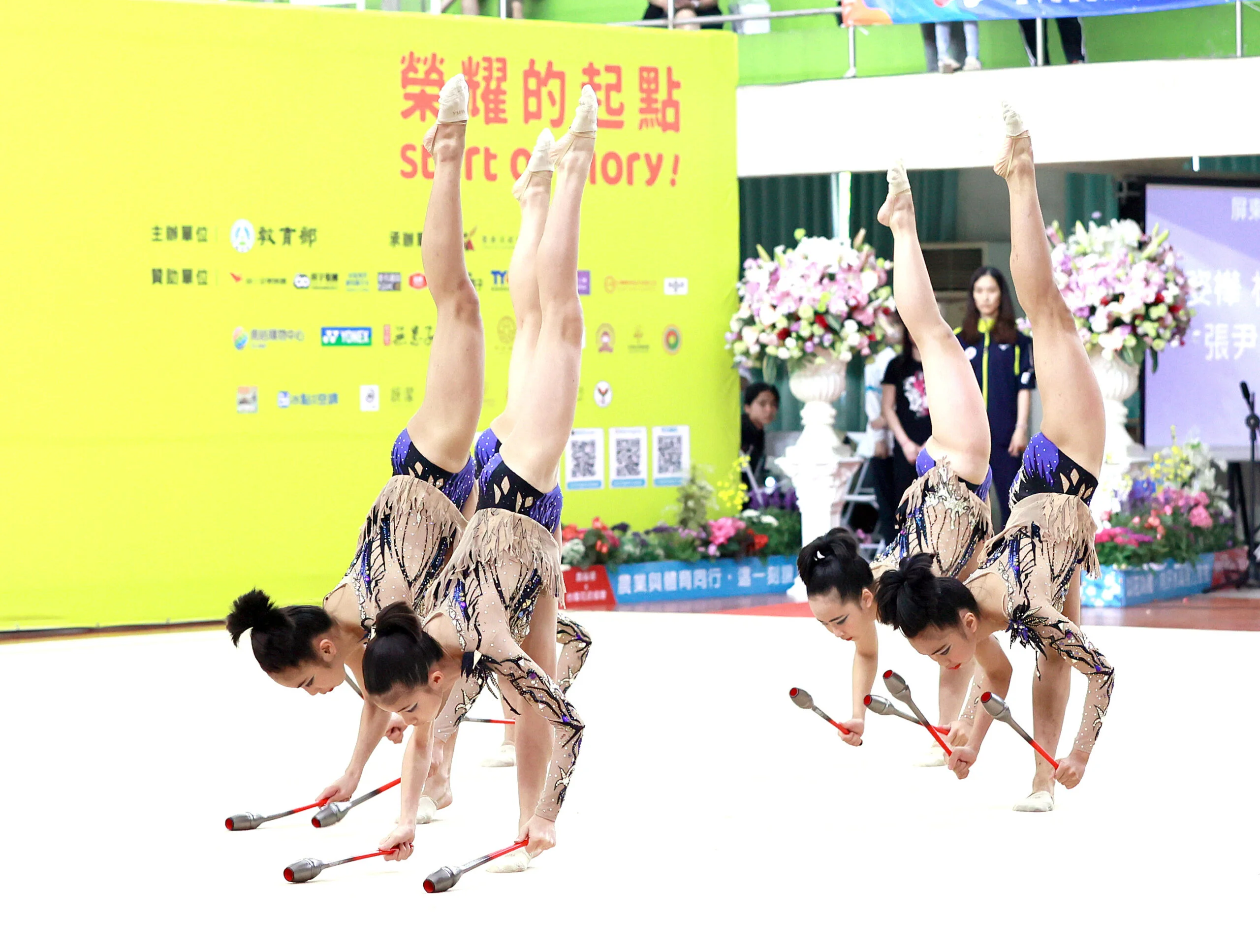 《全中運》林幸潔深耕屏東基層持續開花結果 至正國中韻律體操團隊全能初體驗摘銀