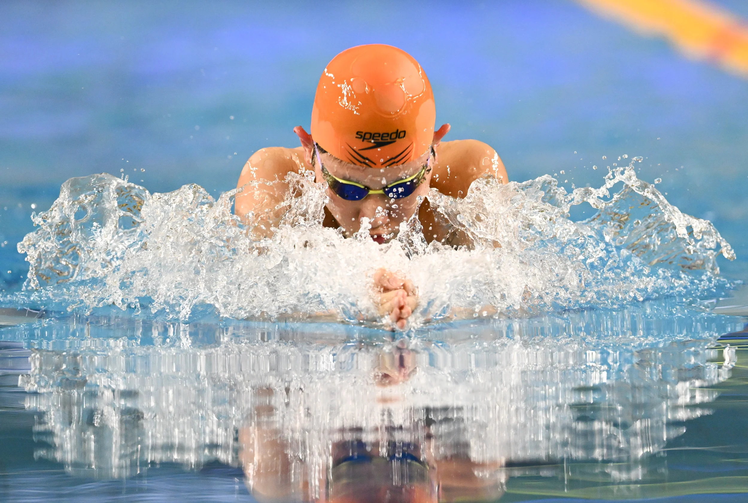 《全中運》仁愛國中吳羽倫200公尺蛙式三連霸 再破大會紀錄