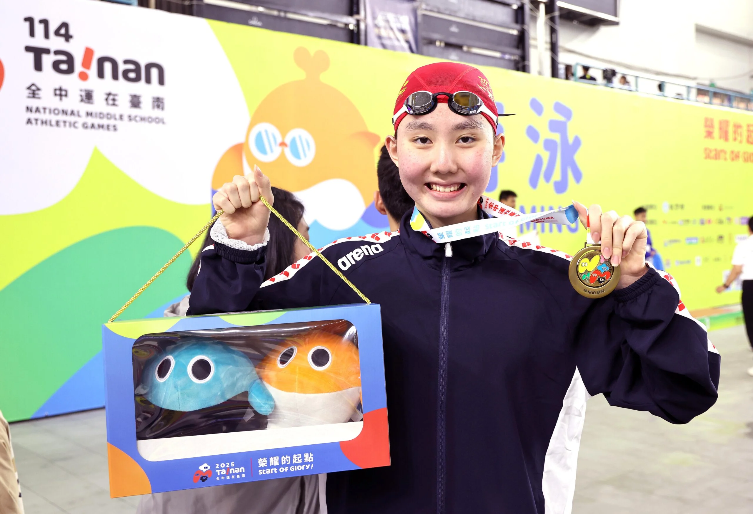 《全中運》温楚庭國女50公尺蝶式二連霸 目標奧運逐夢前行