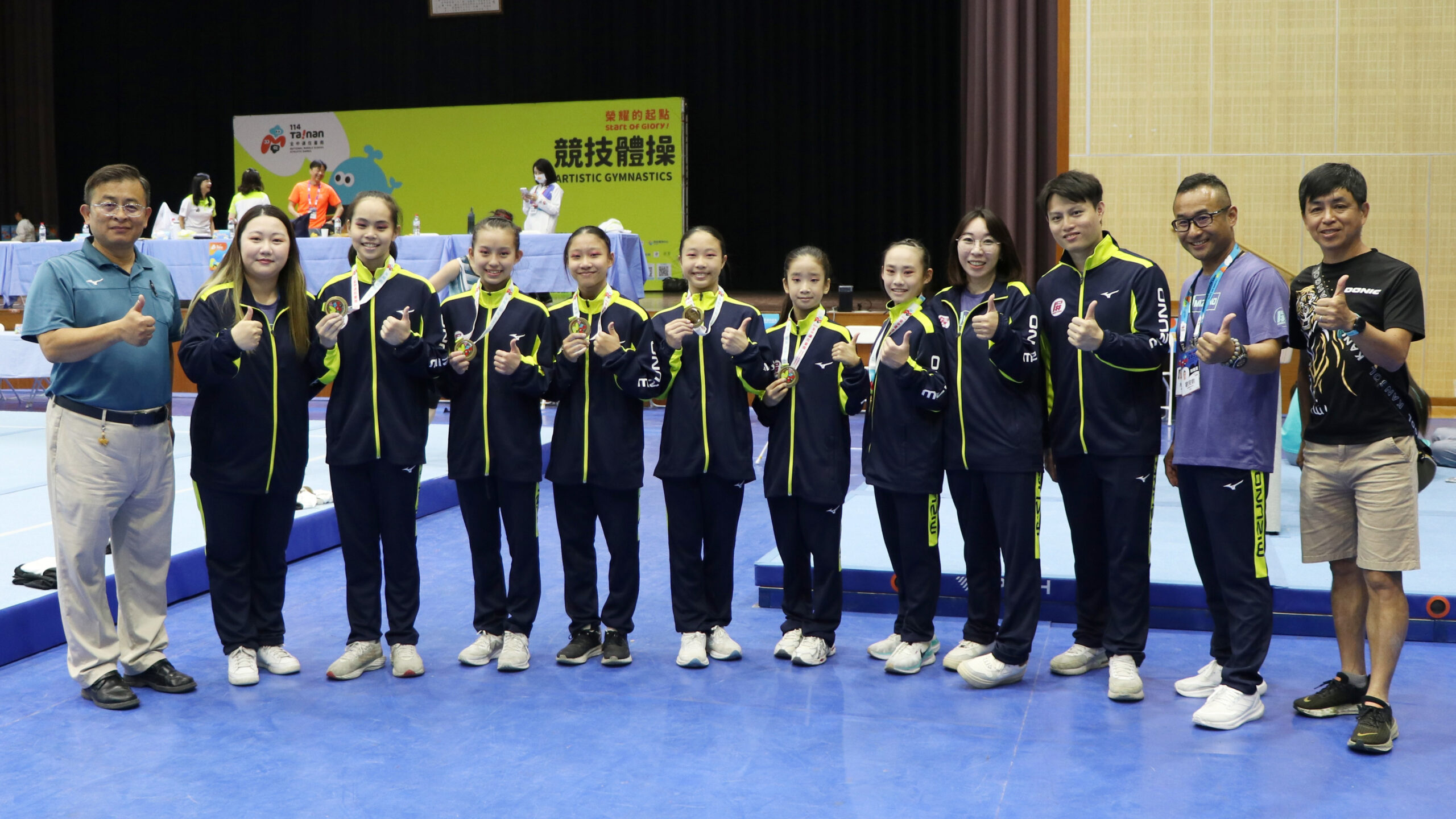 《全中運》至正國中靠地板奪國女成隊金牌 教練劉安鈞：「想要拚」與出場序是關鍵