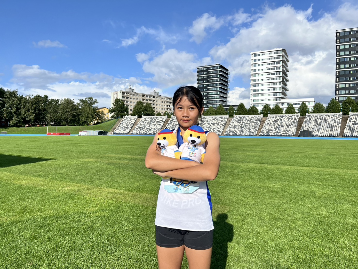 《體壇》愛沙尼亞國際少年運動會 林子婕跨欄連霸摘金